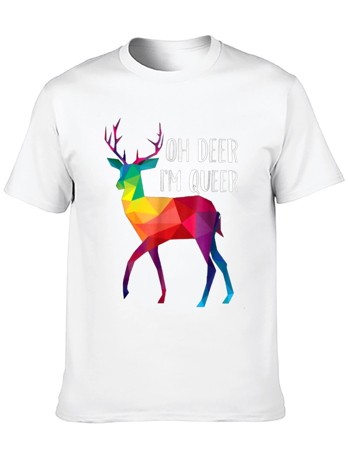 Oh Deer Im Queer T-Shirt - LGBTQ+ Pride Apparel
