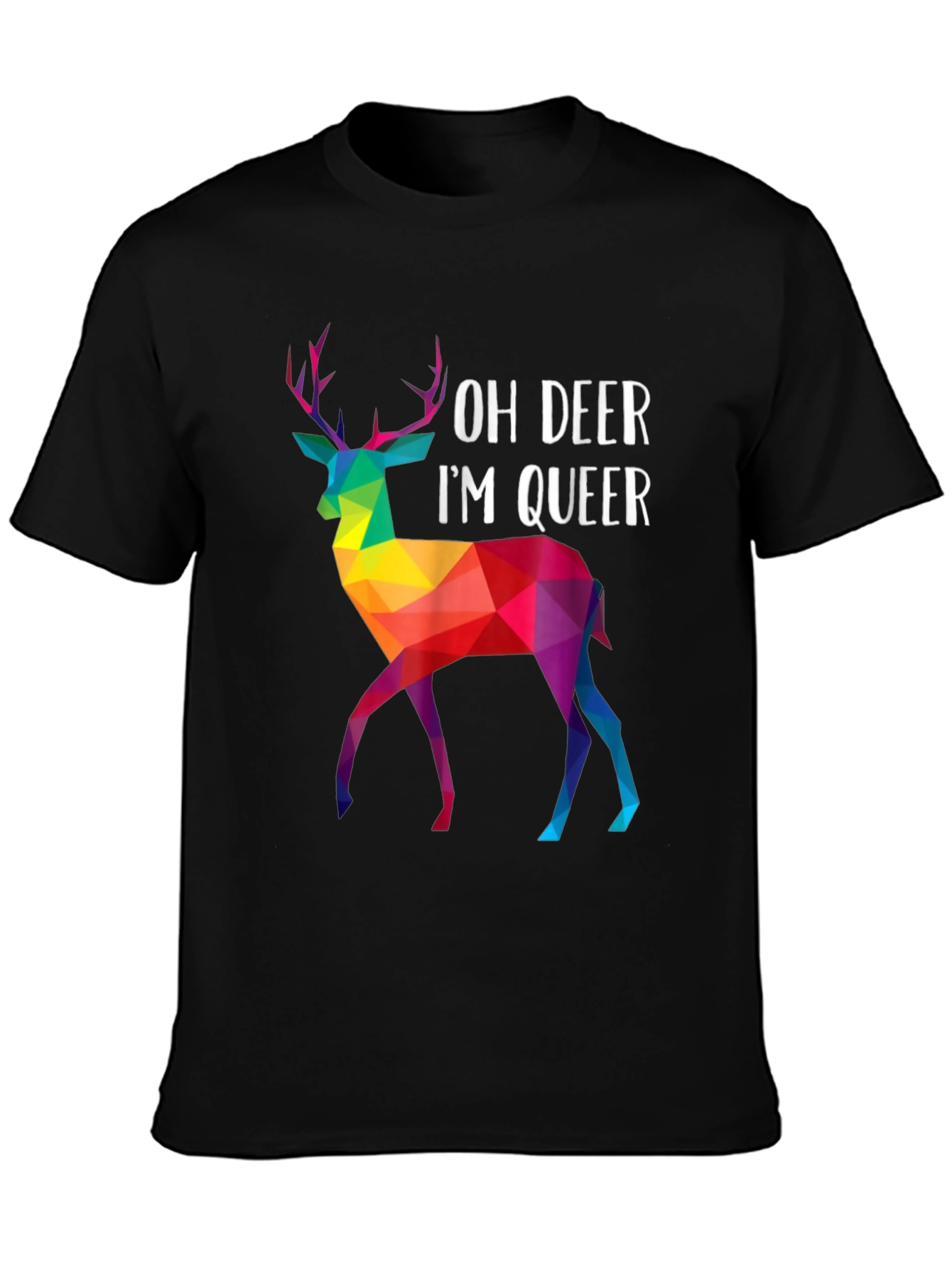 Oh Deer Im Queer T-Shirt - LGBTQ+ Pride Apparel