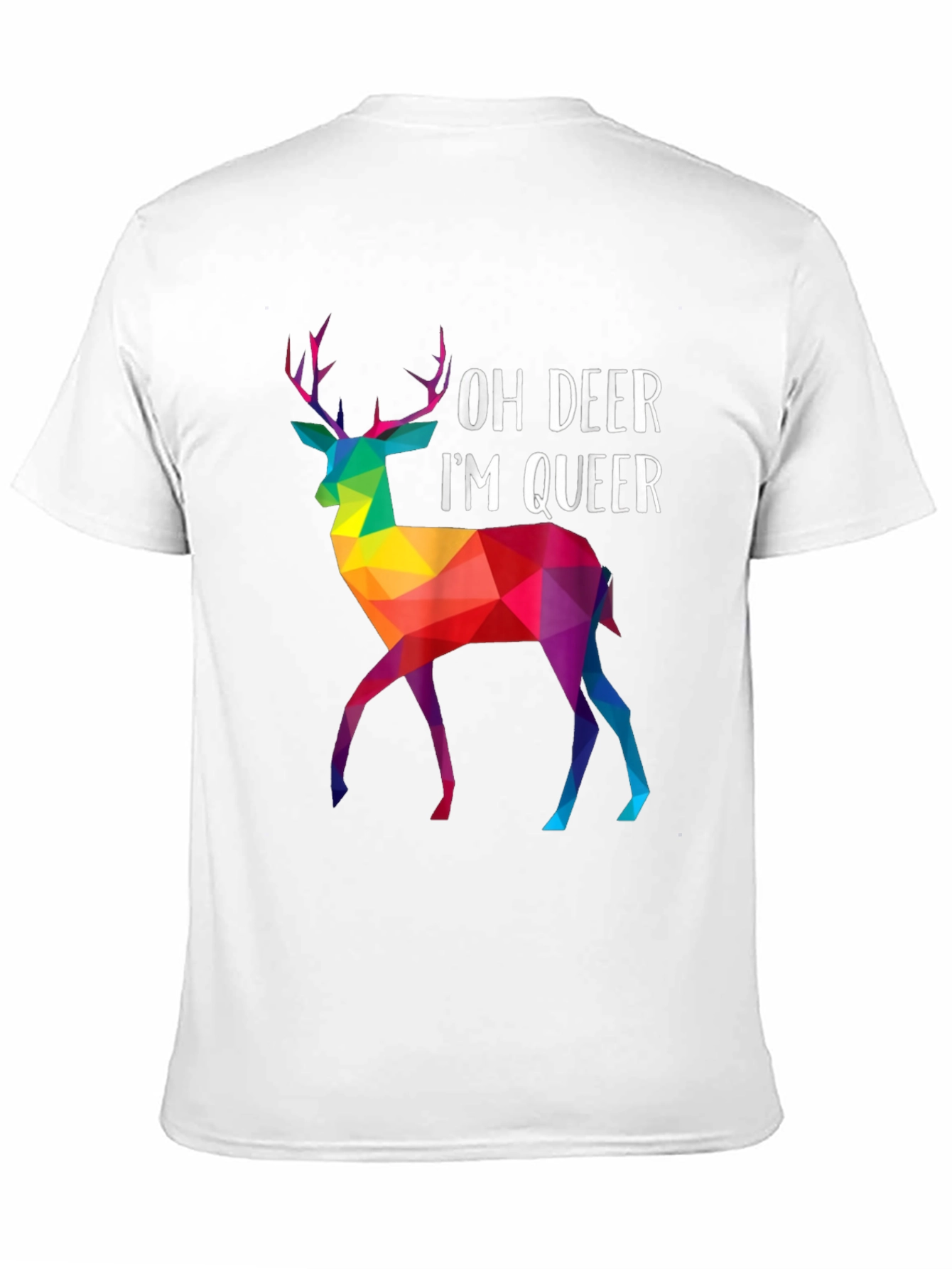 Oh Deer Im Queer T-Shirt - LGBTQ+ Pride Apparel
