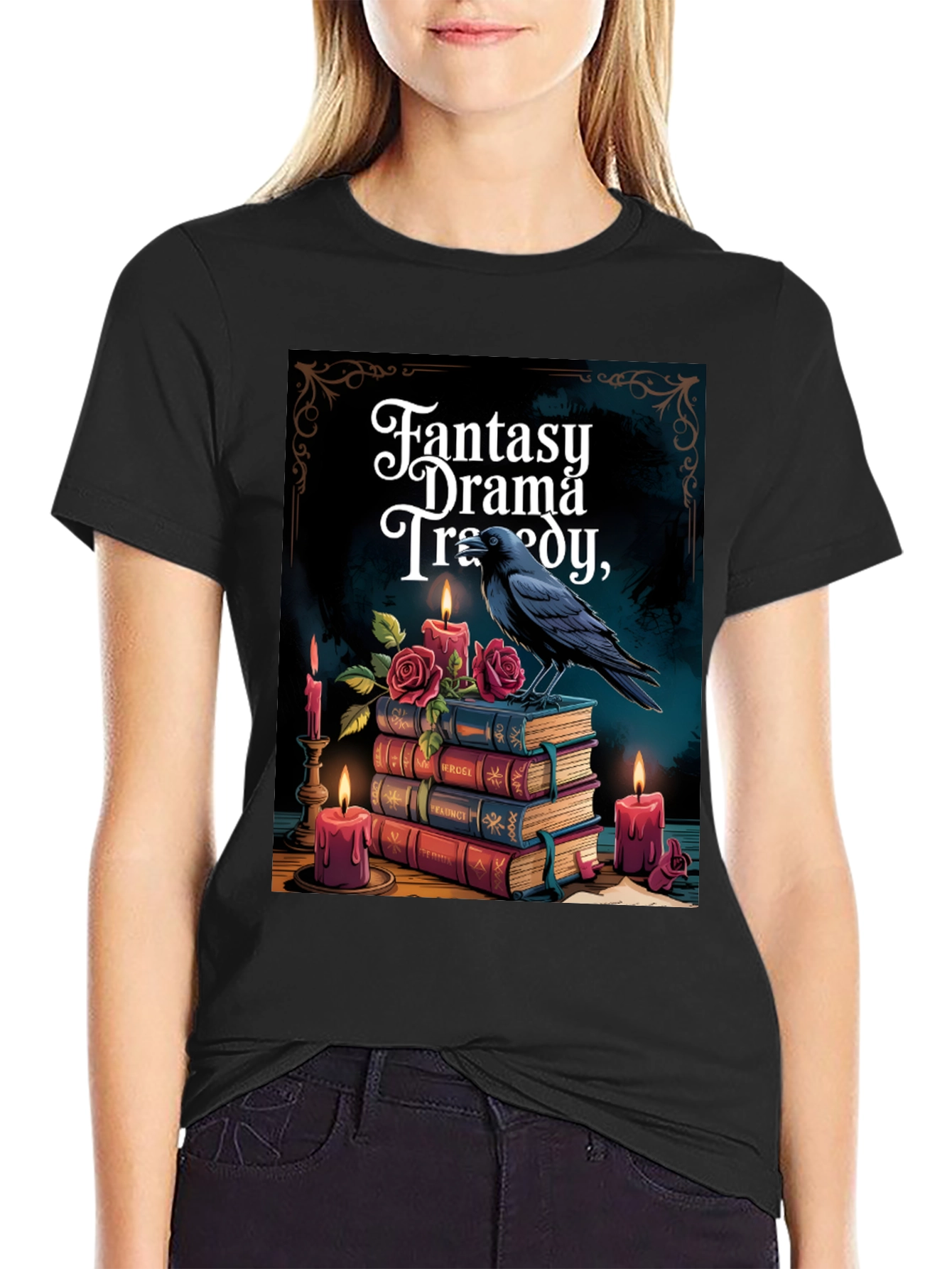 Fantasy Drama Raven T-Shirt