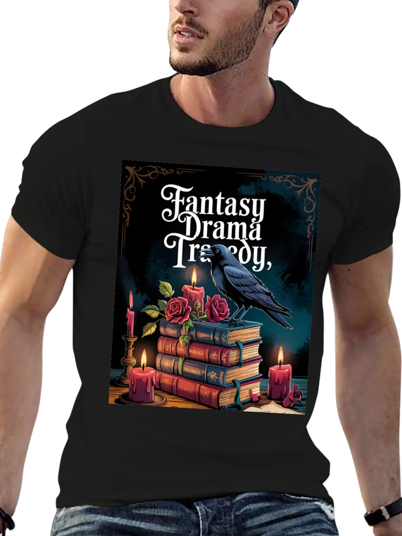 Fantasy Drama Raven T-Shirt