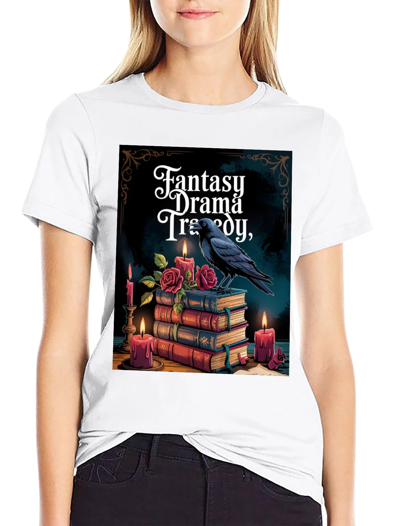 Fantasy Drama Raven T-Shirt