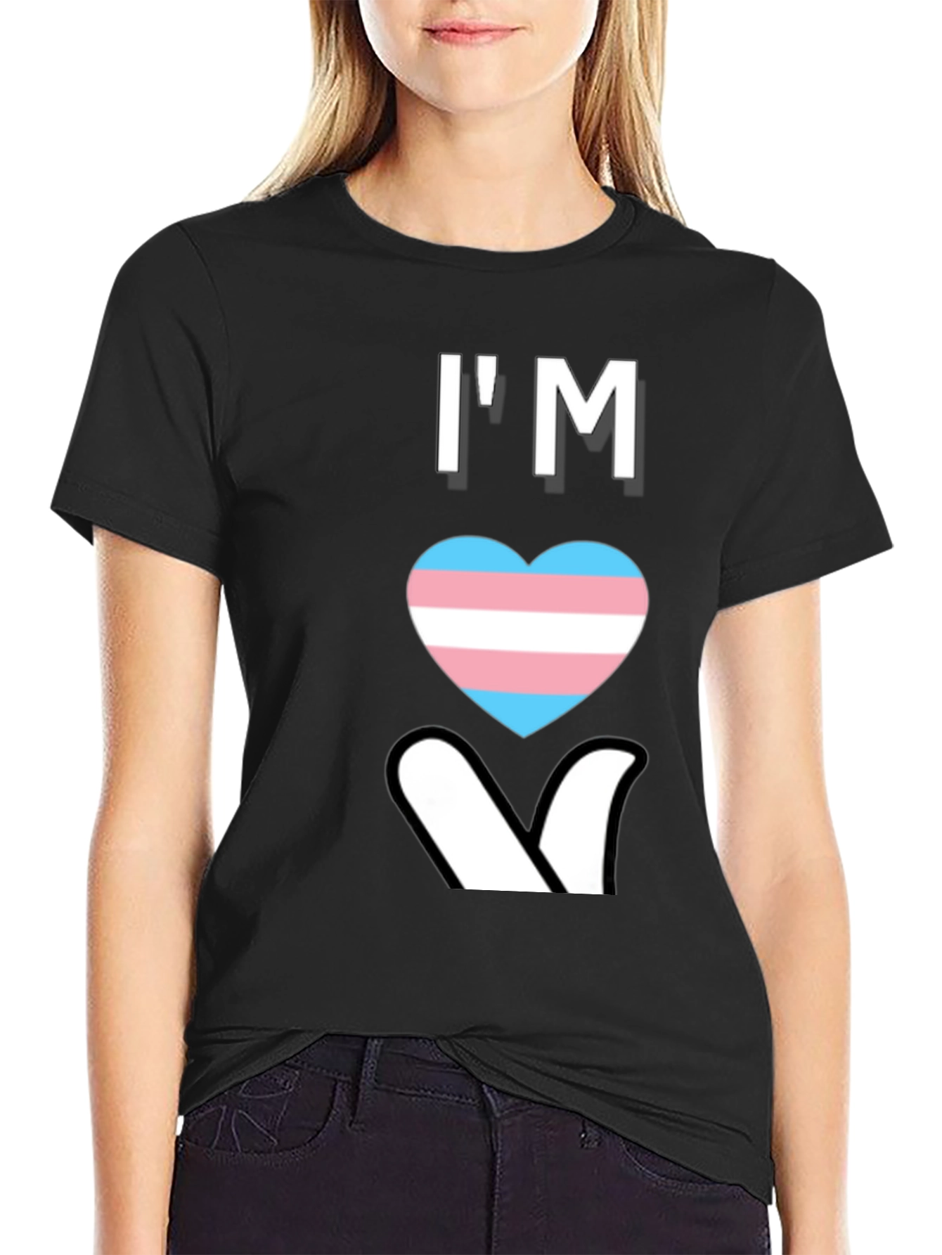 Im Transgender Heart T-Shirt - Pride & Support