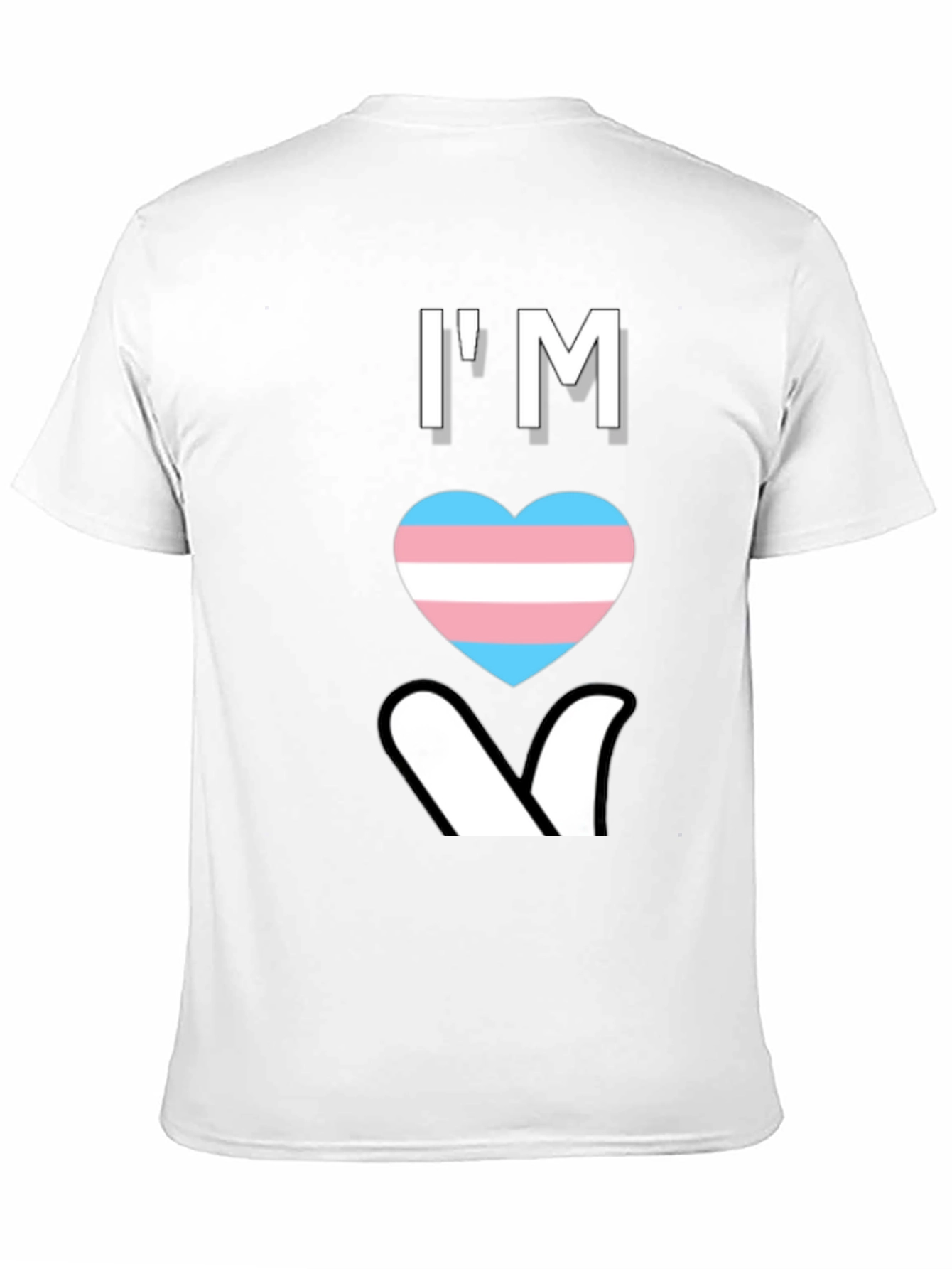 Im Transgender Heart T-Shirt - Pride & Support