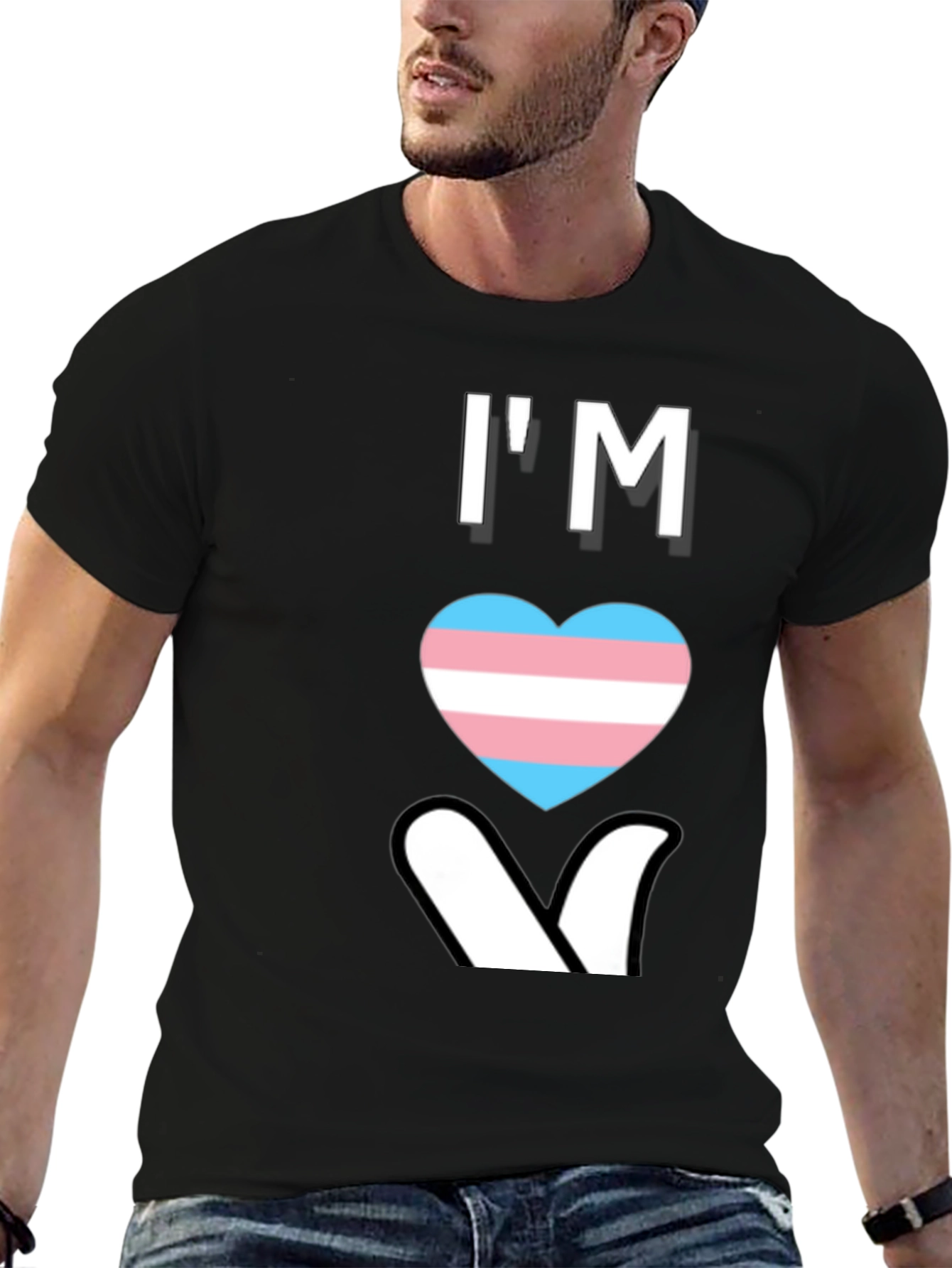 Im Transgender Heart T-Shirt - Pride & Support