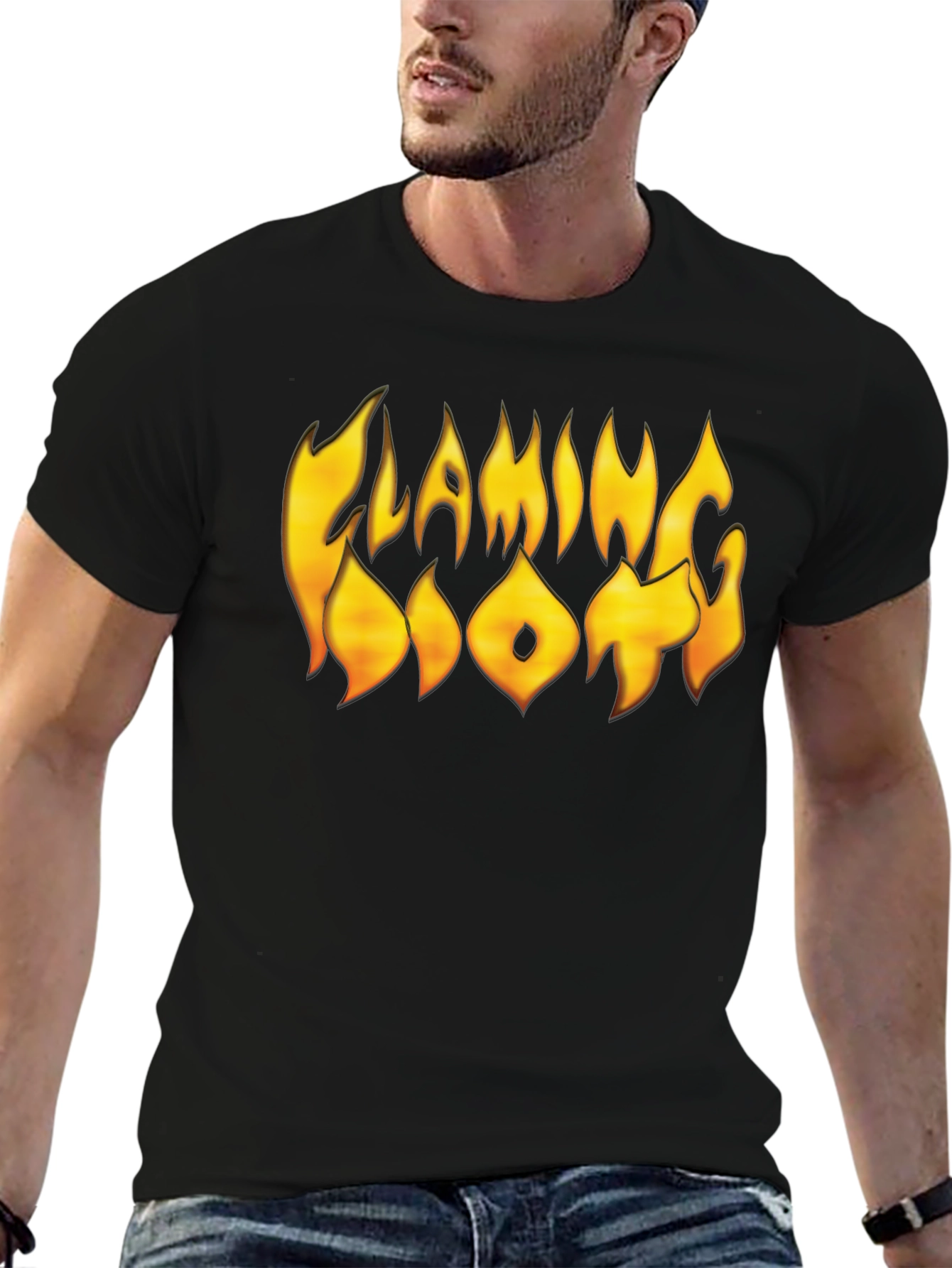 Flaming Lips Black T-Shirt - Iconic Band Tee