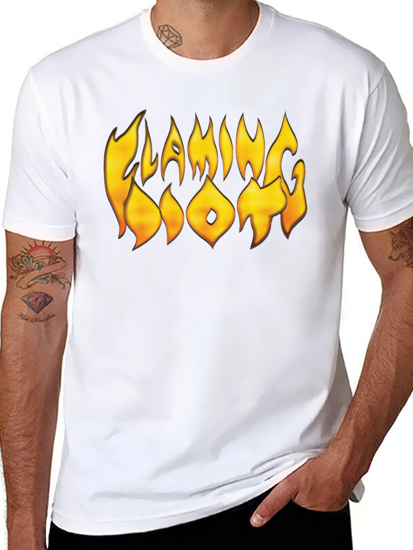 Flaming Lips Black T-Shirt - Iconic Band Tee