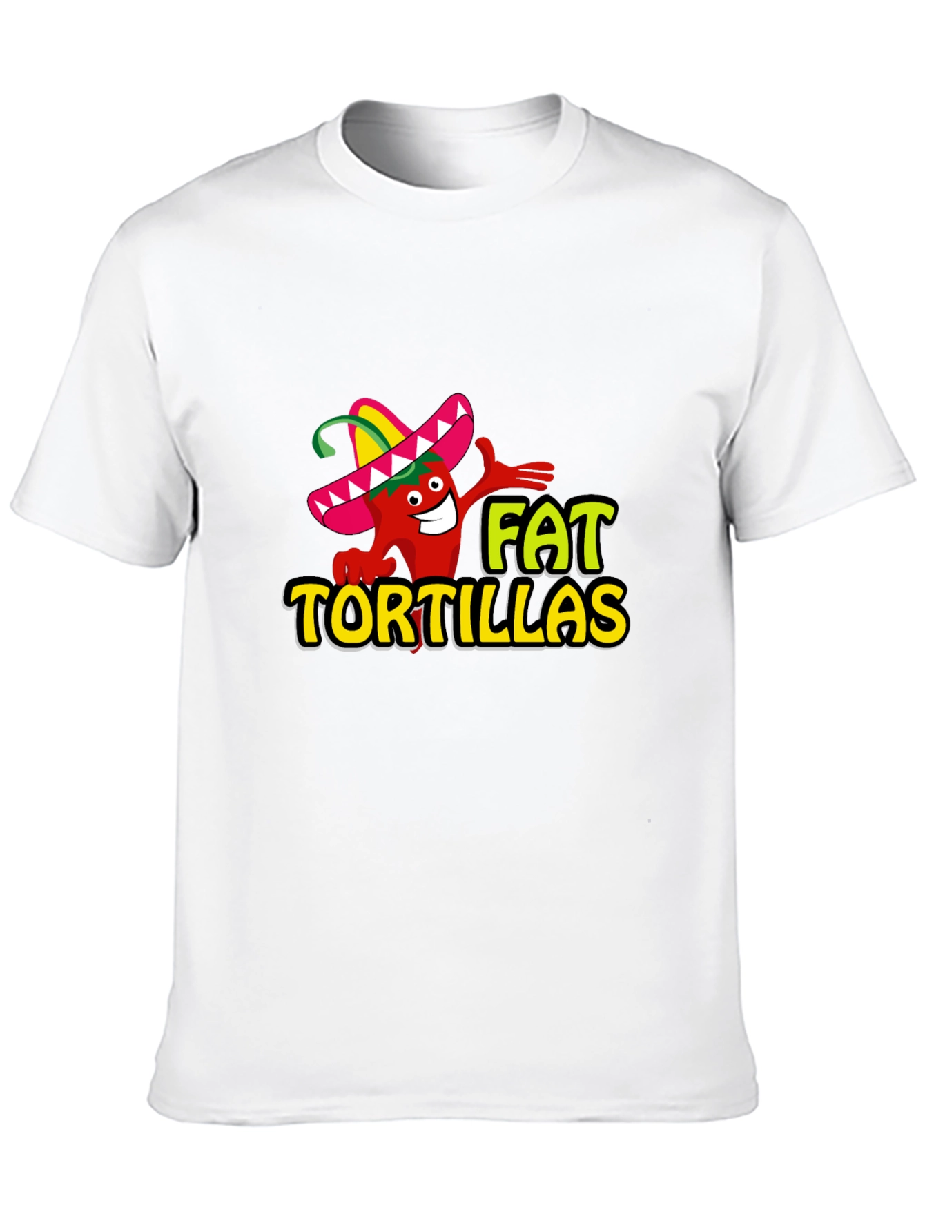 Fat Tortillas Graphic T-Shirt - Black