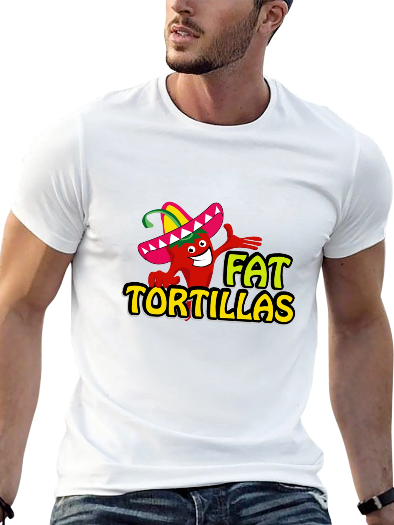 Fat Tortillas Graphic T-Shirt - Black