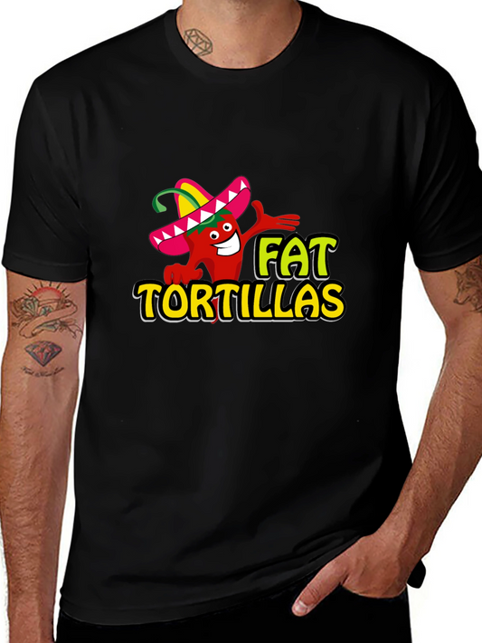 Fat Tortillas Graphic T-Shirt - Black