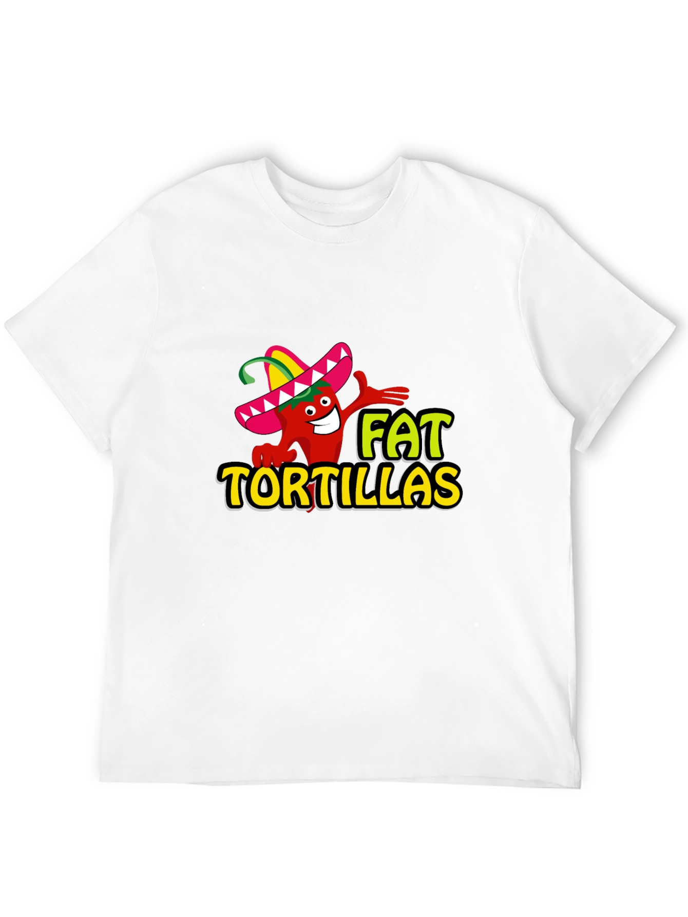 Fat Tortillas Graphic T-Shirt - Black