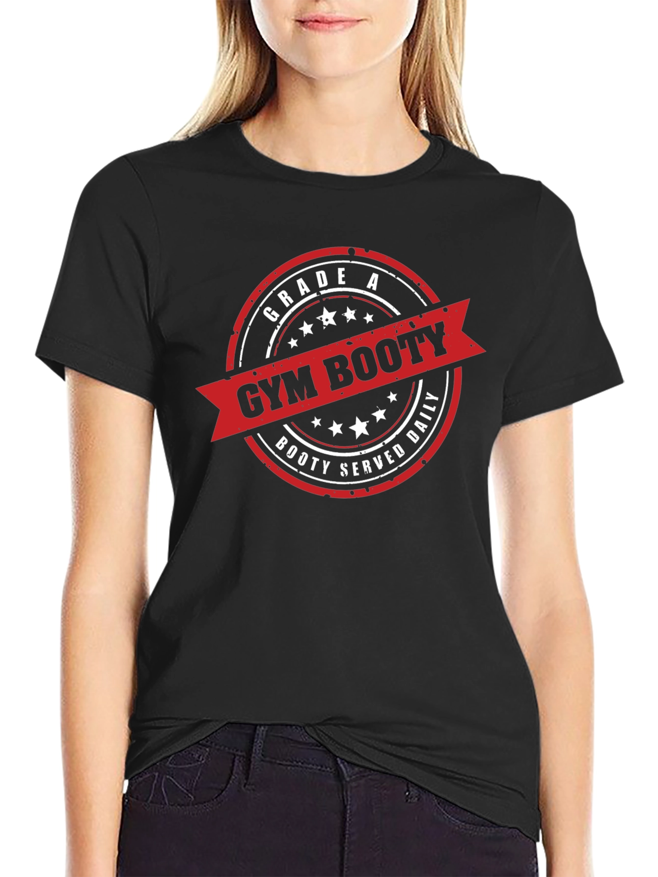 Gym Booty T-Shirt - Grade A Booty Served Daily