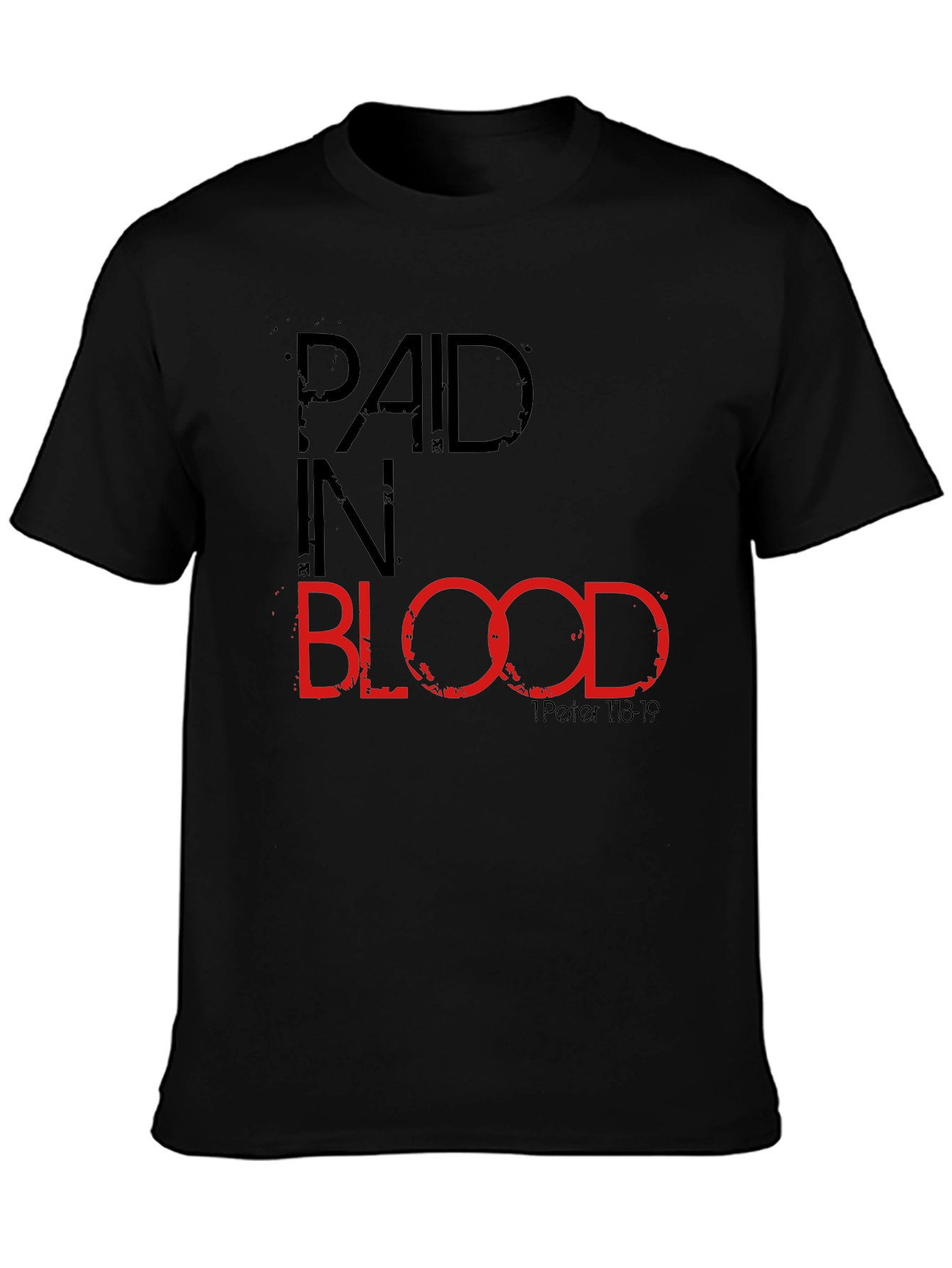 Paid in Blood Graphic Tee - Christian T-Shirt