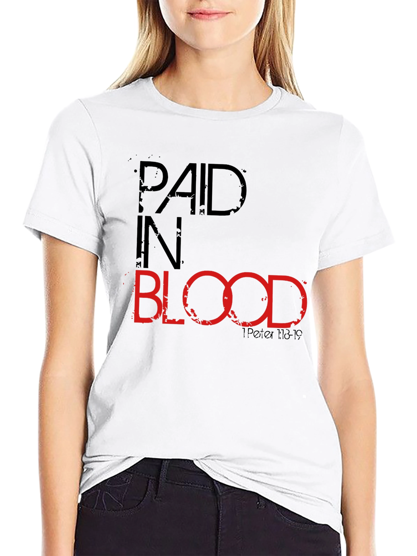 Paid in Blood Graphic Tee - Christian T-Shirt