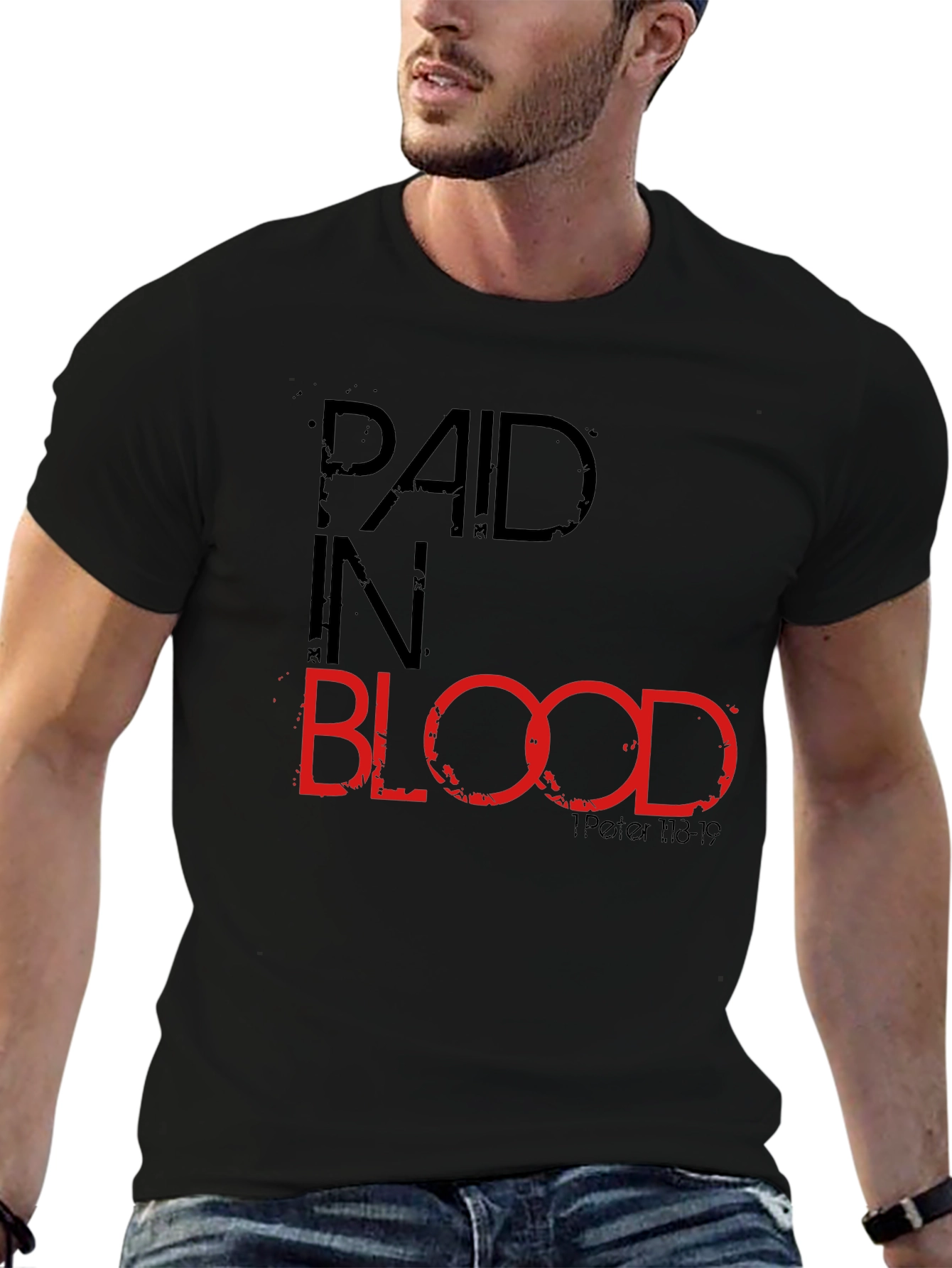 Paid in Blood Graphic Tee - Christian T-Shirt