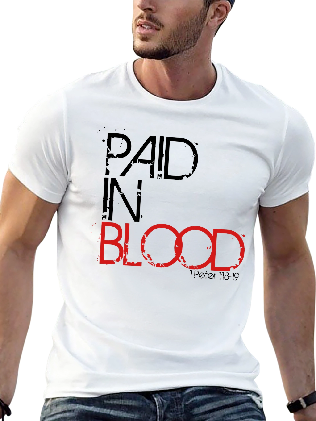 Paid in Blood Graphic Tee - Christian T-Shirt