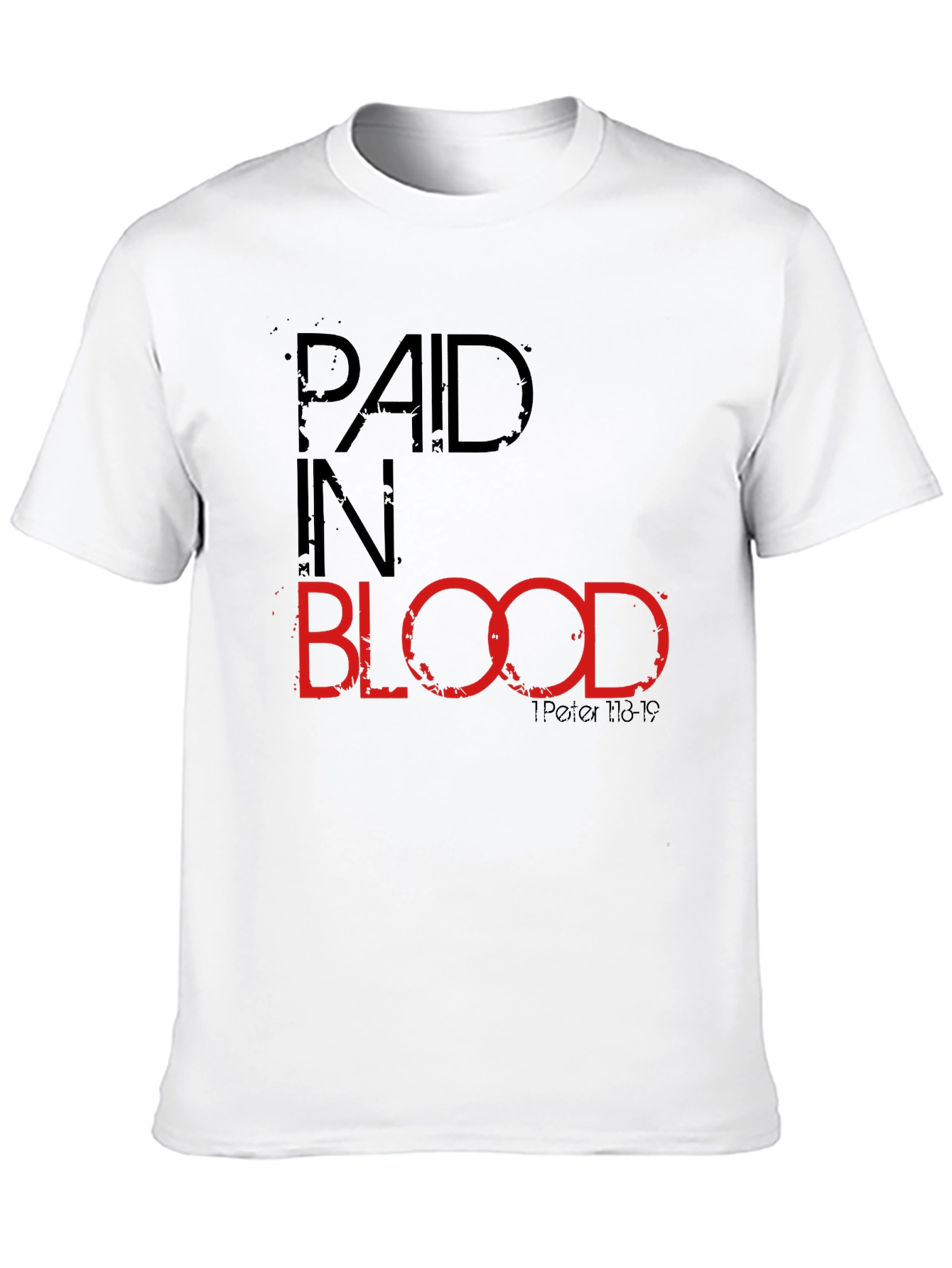 Paid in Blood Graphic Tee - Christian T-Shirt