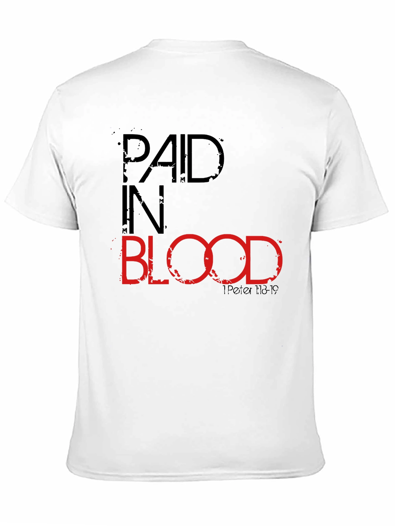 Paid in Blood Graphic Tee - Christian T-Shirt