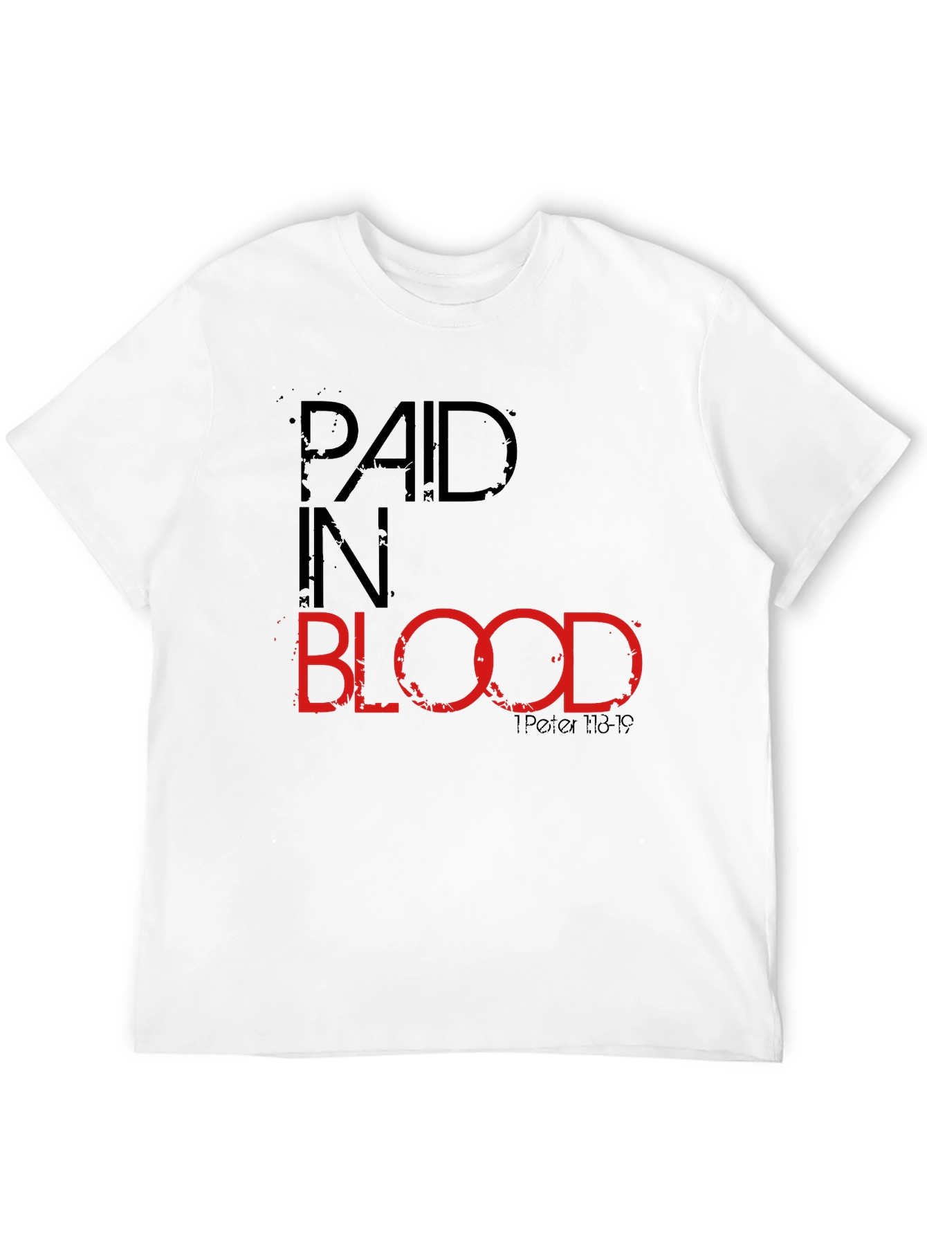 Paid in Blood Graphic Tee - Christian T-Shirt