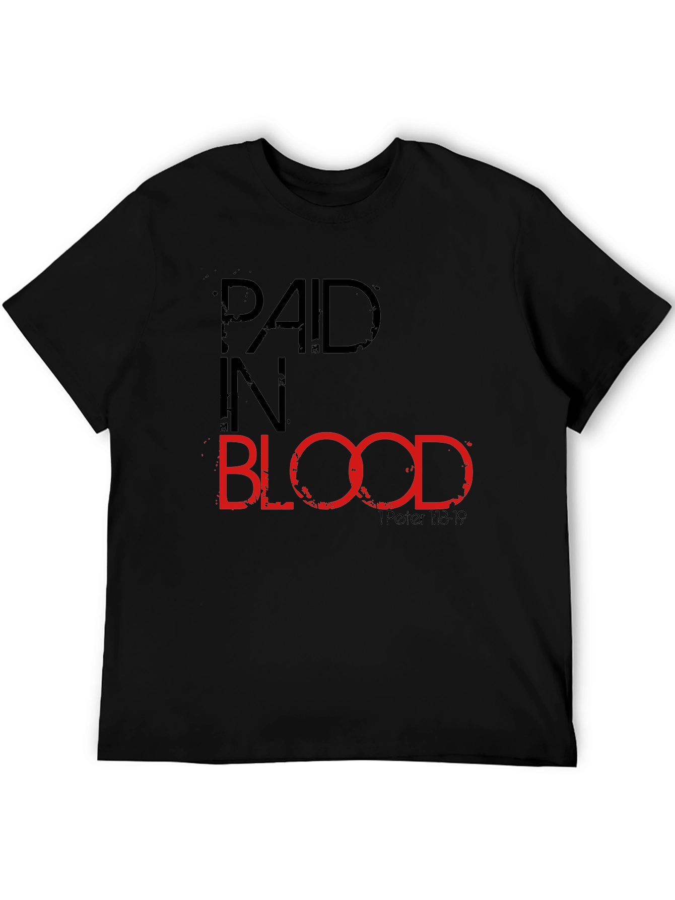 Paid in Blood Graphic Tee - Christian T-Shirt