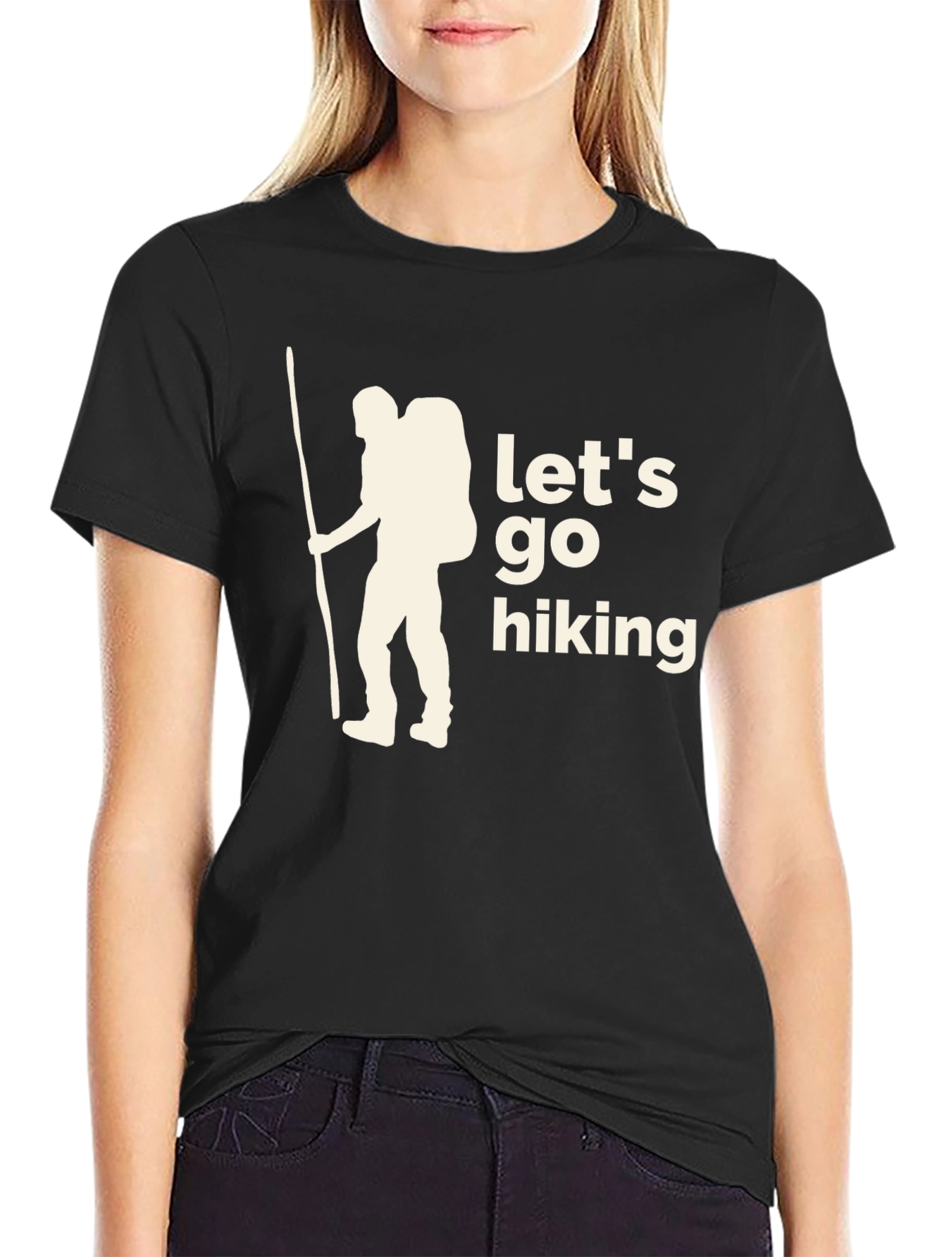 Lets Go Hiking Graphic T-Shirt