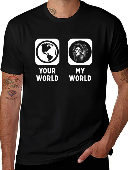 Your World My World Graphic T-Shirt