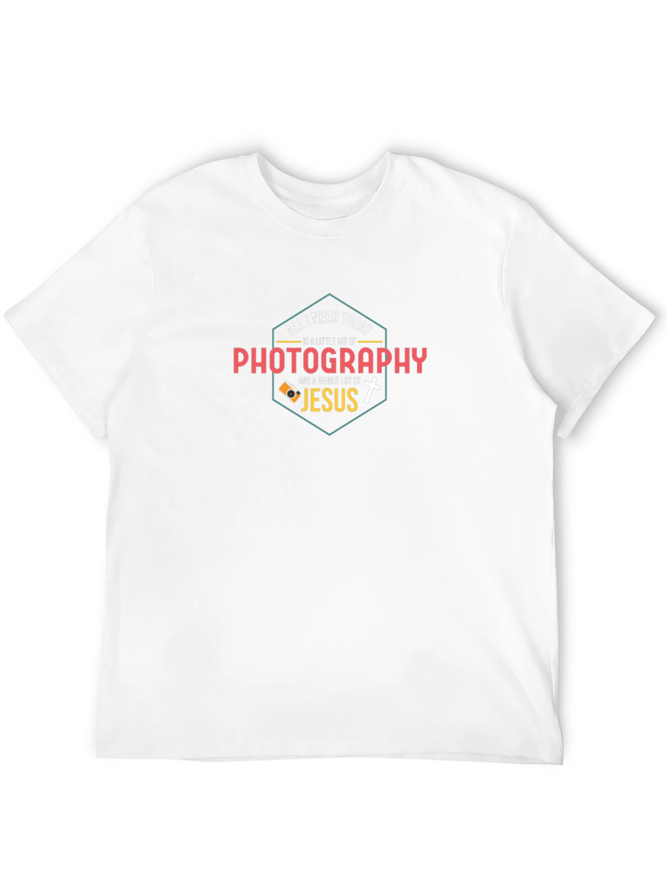 Photography & Jesus T-Shirt - Faith-Based Hobby Apparel