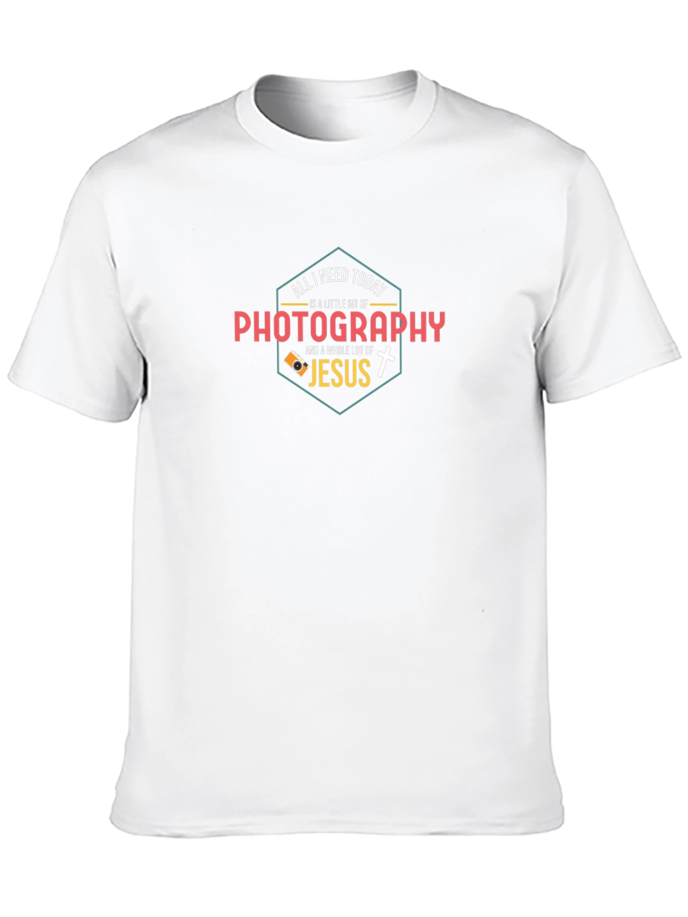 Photography & Jesus T-Shirt - Faith-Based Hobby Apparel
