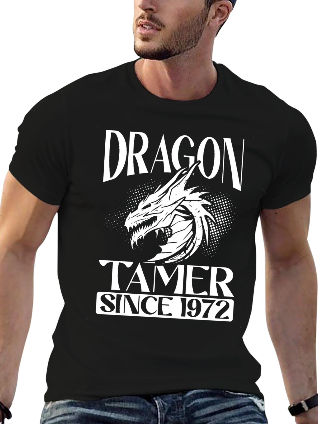 Dragon Tamer Since 1972 Graphic Tee - Black