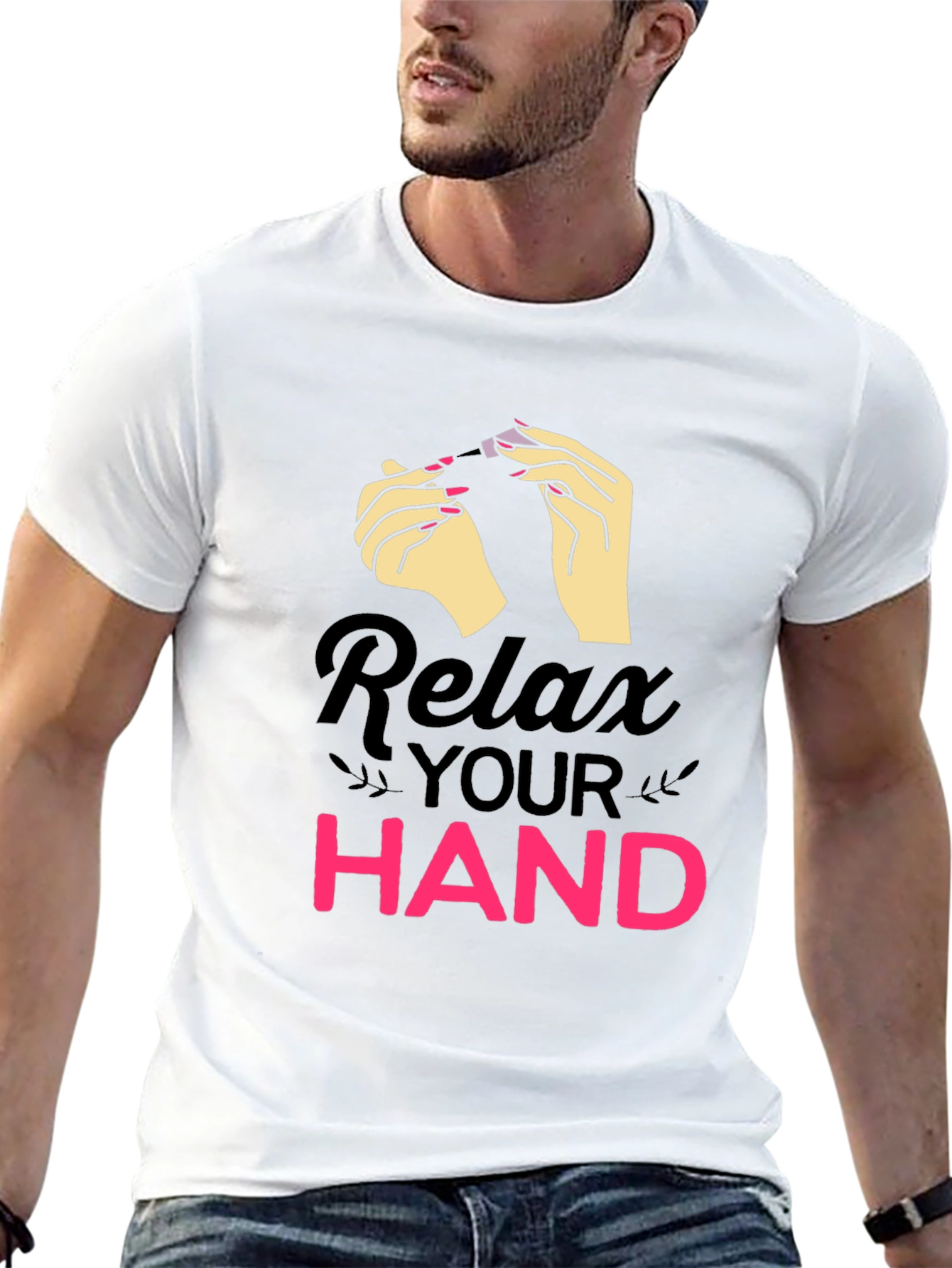 Relax Your Hand Graphic T-Shirt