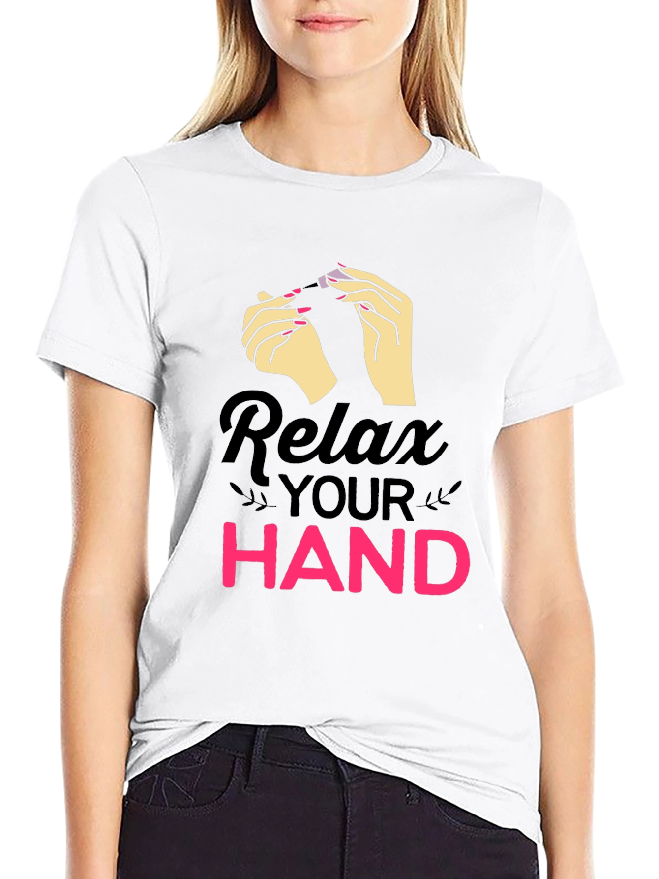Relax Your Hand Graphic T-Shirt
