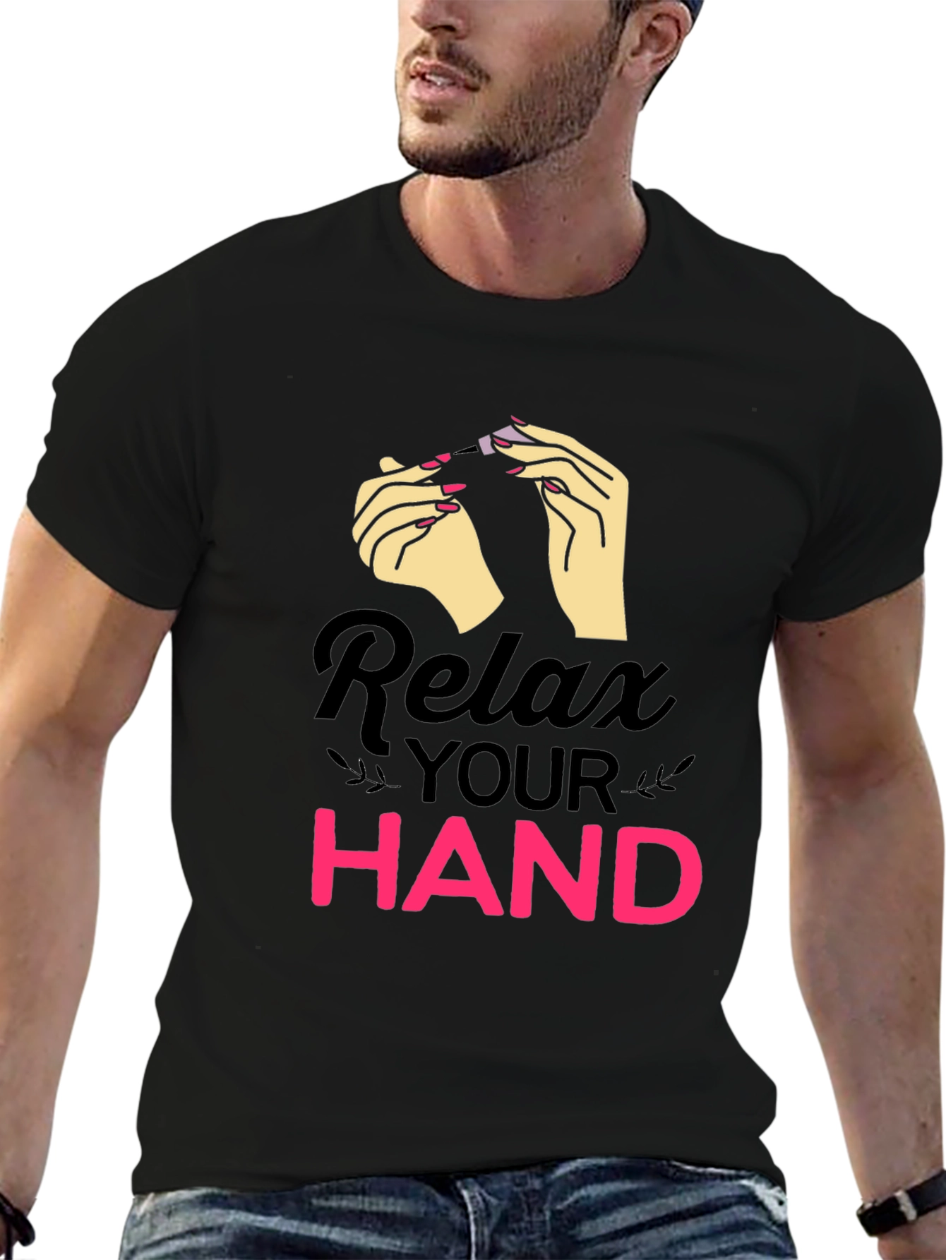 Relax Your Hand Graphic T-Shirt