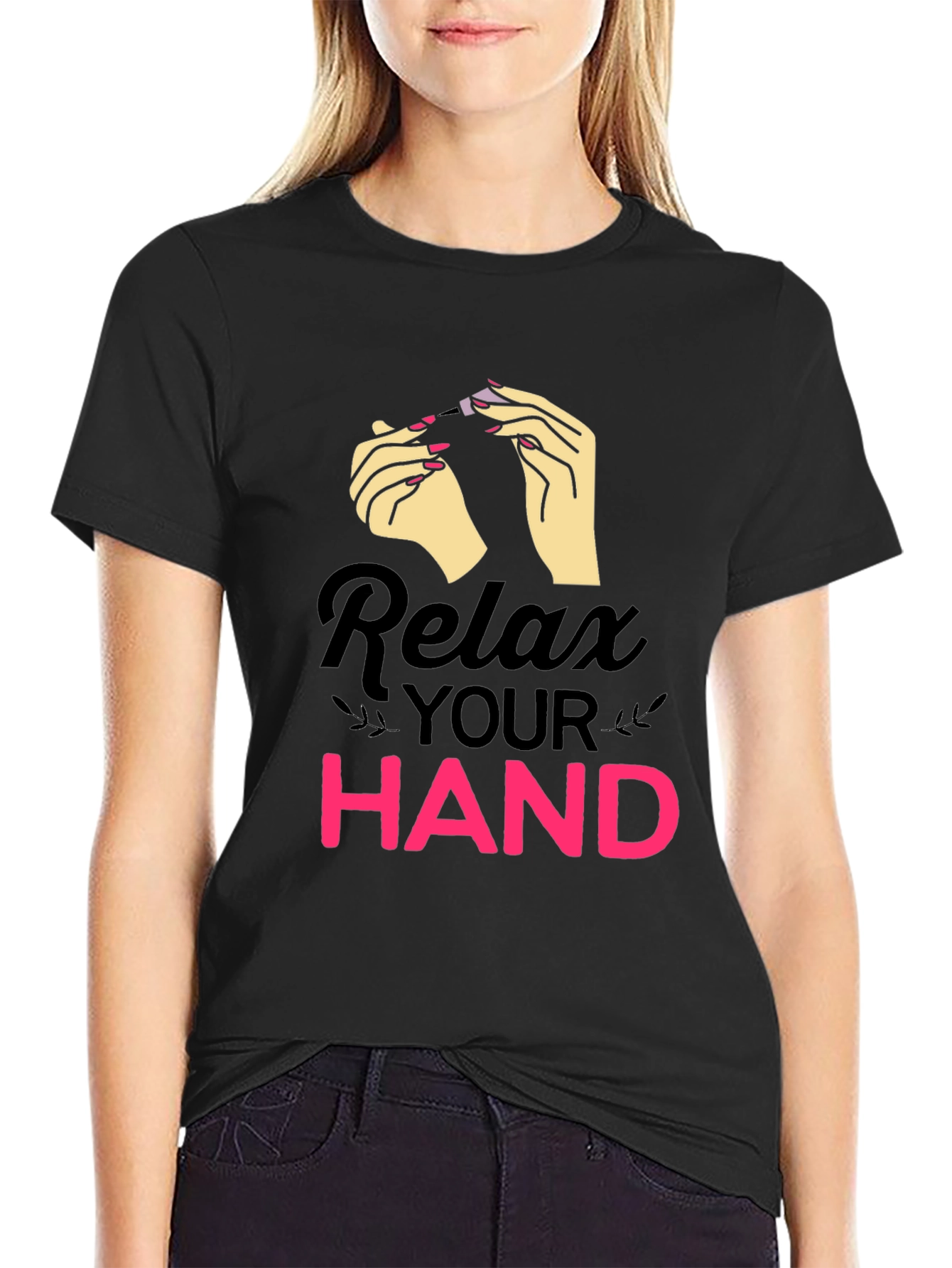 Relax Your Hand Graphic T-Shirt