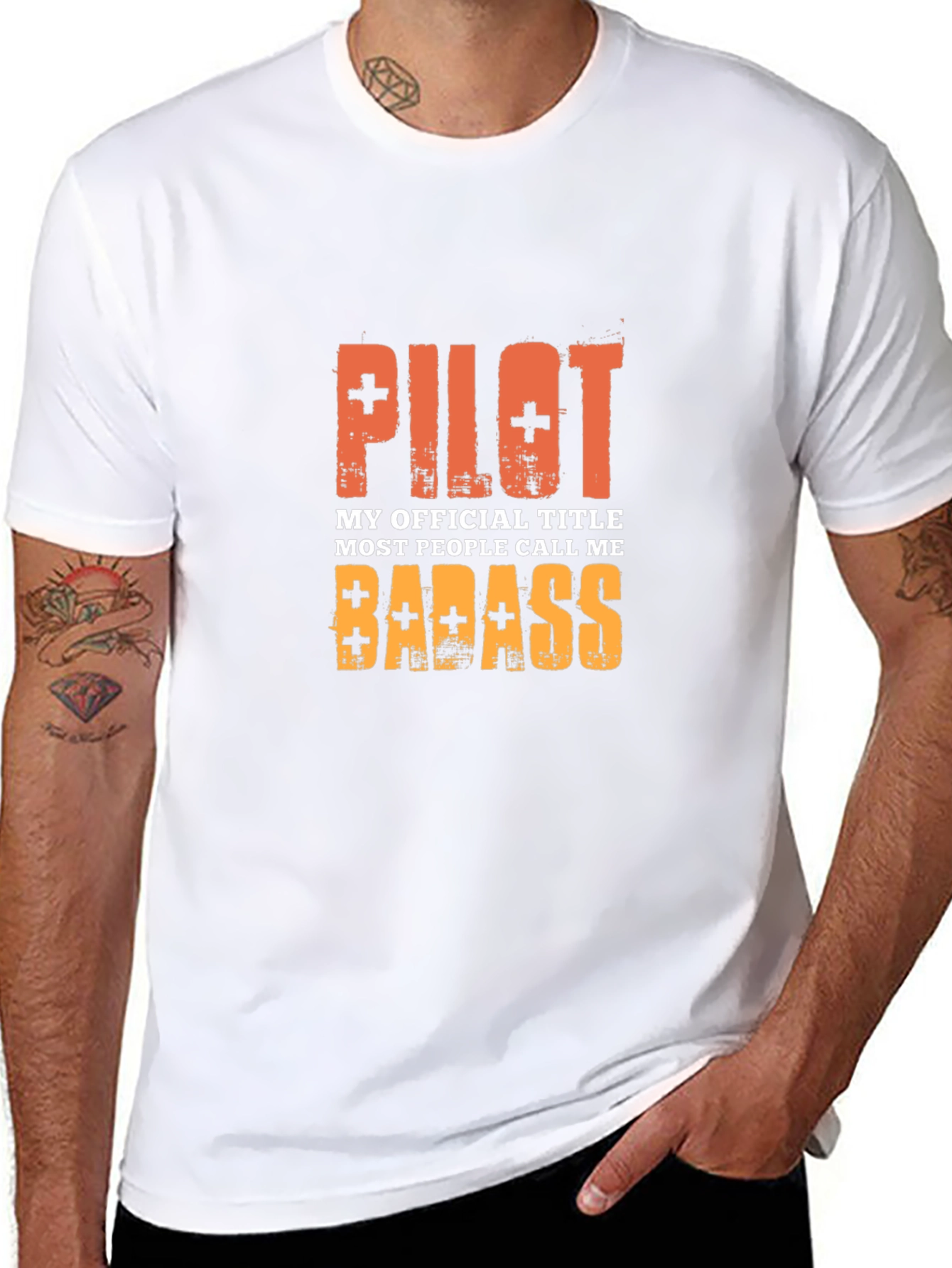 Pilot Badass Graphic T-Shirt - Mens