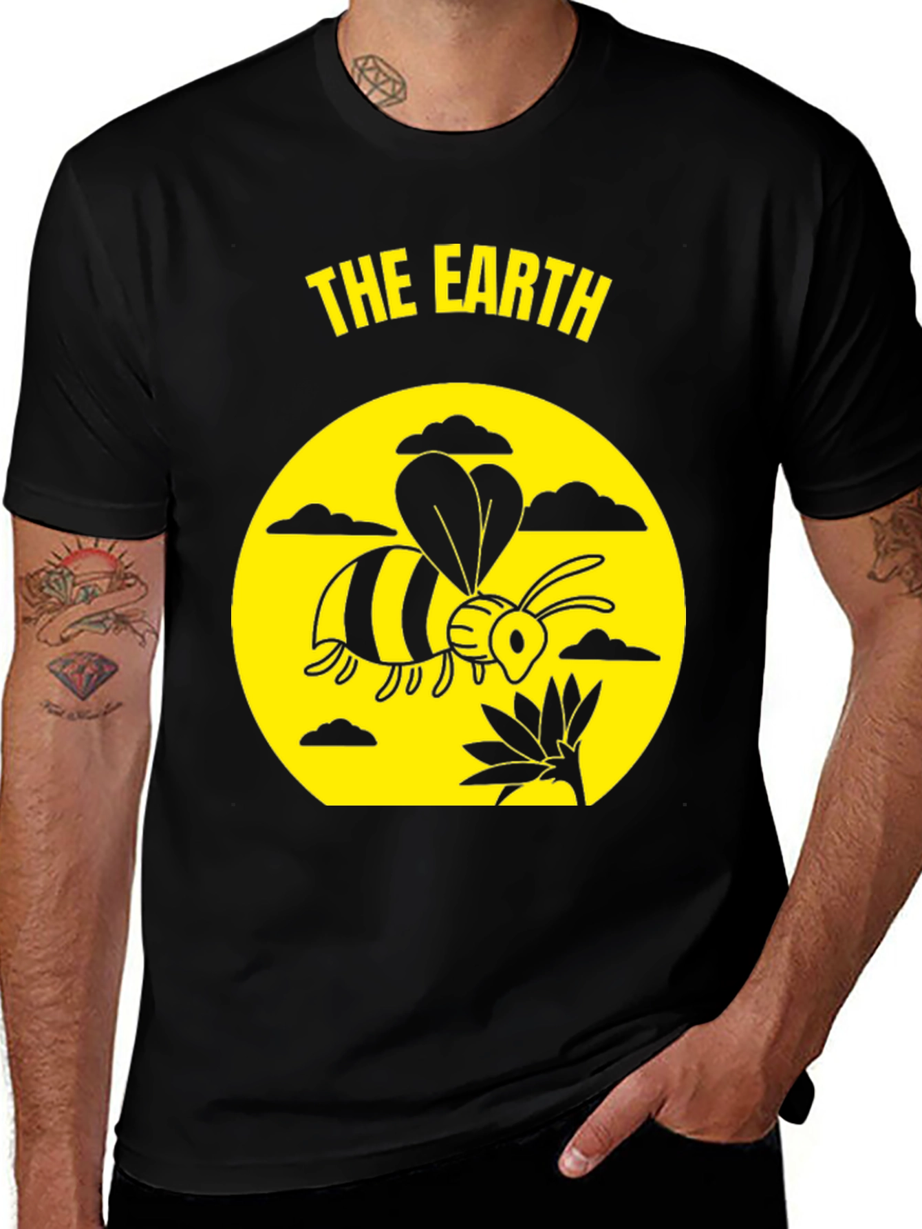 Bee Earth Graphic Tee - Eco Friendly