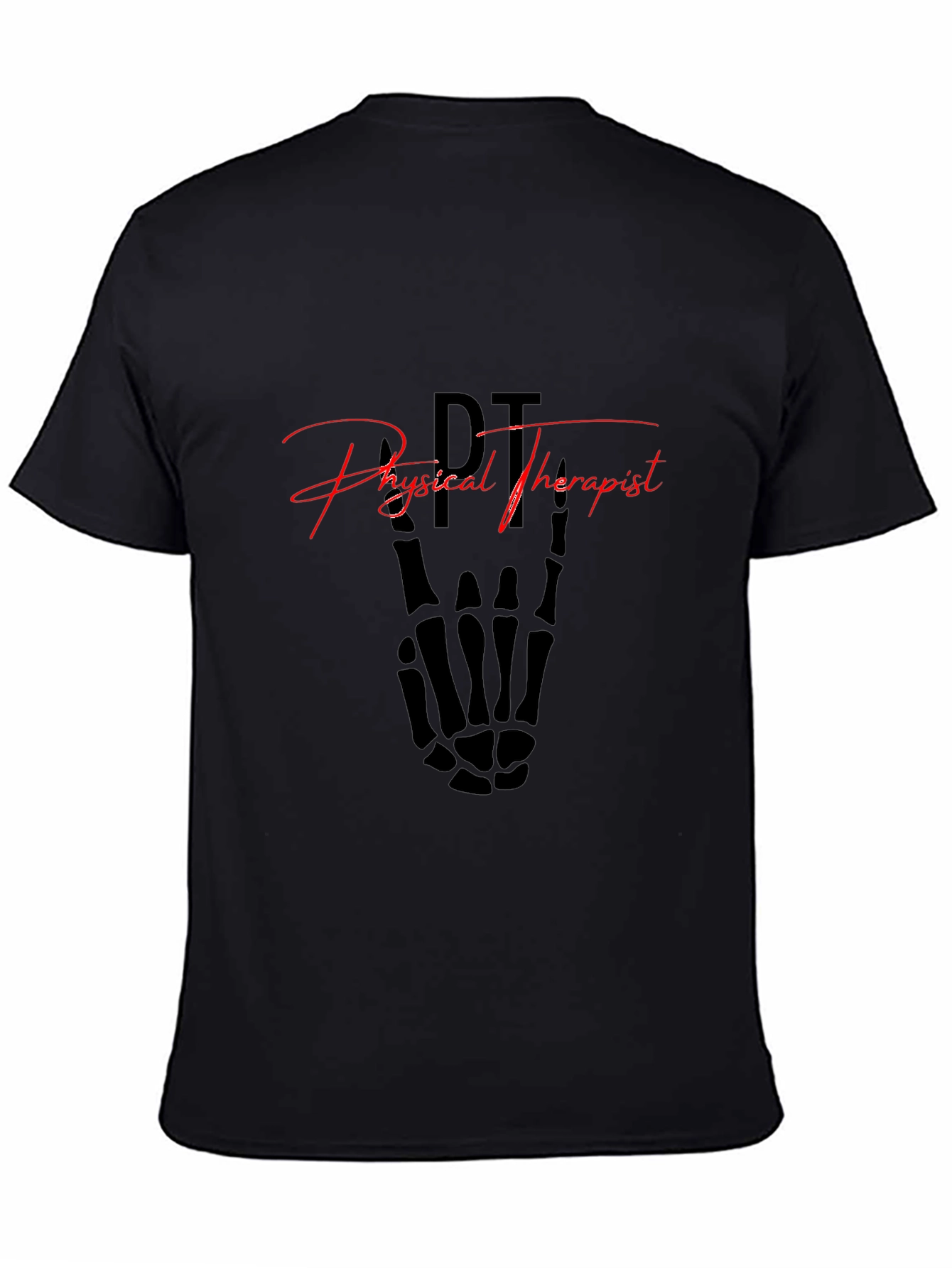 Physical Therapist Skeleton Hand T-Shirt