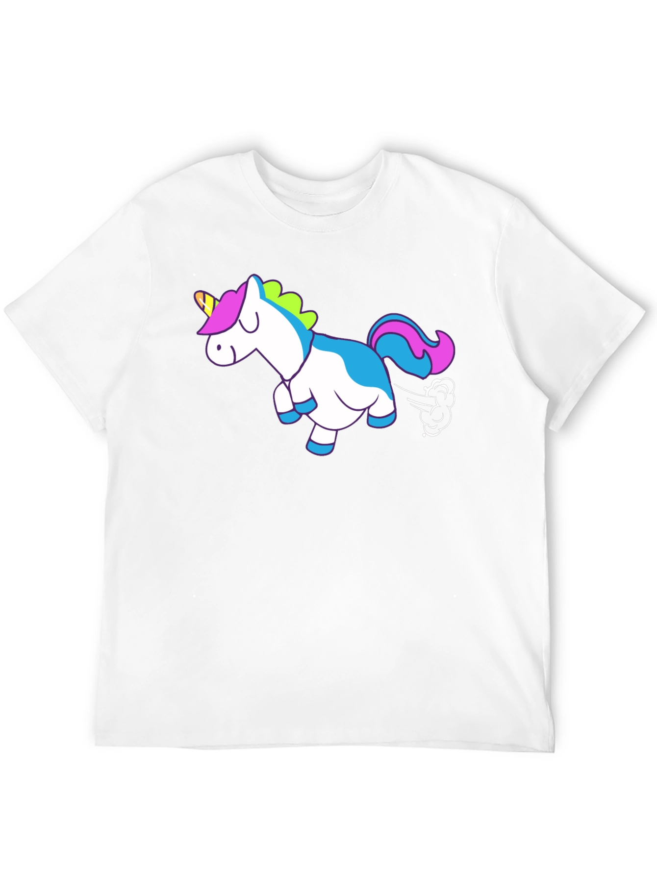 Funny Farting Unicorn Graphic T-Shirt