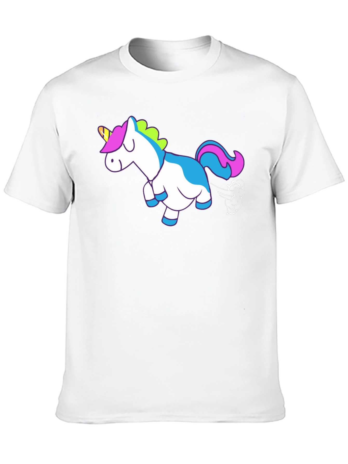 Funny Farting Unicorn Graphic T-Shirt