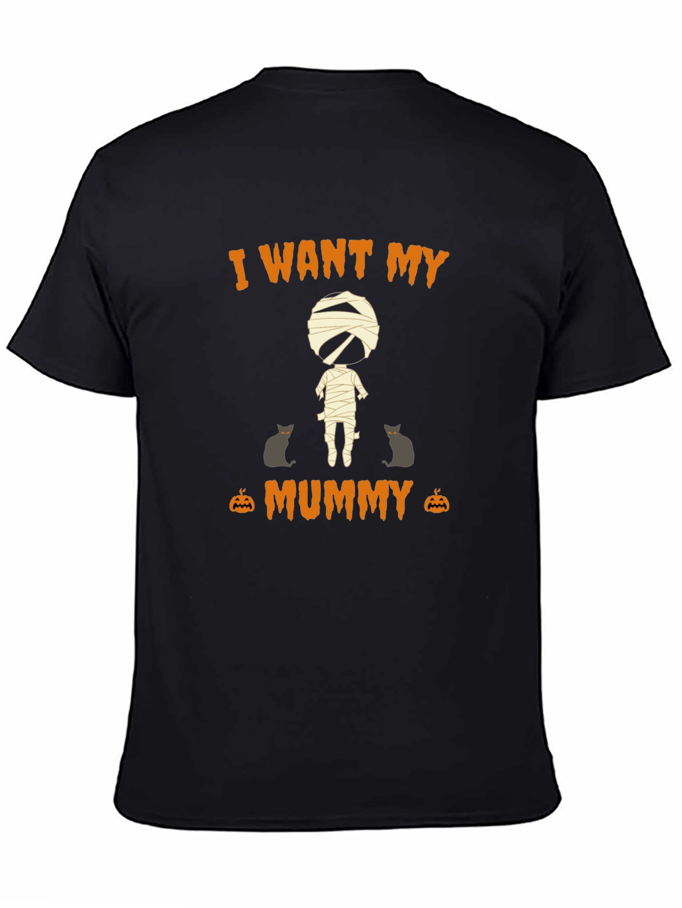 Halloween I Want My Mummy Graphic T-Shirt