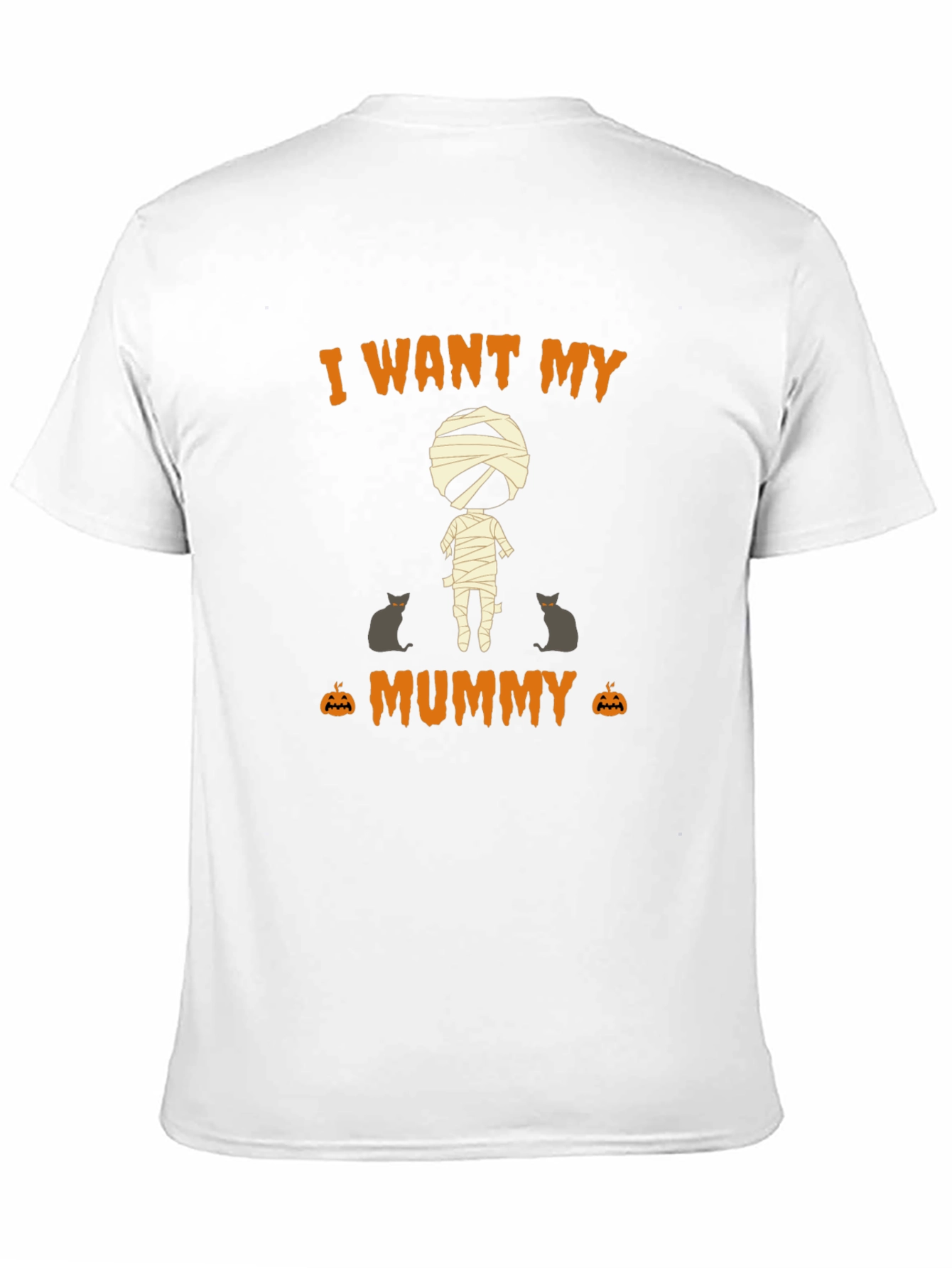 Halloween I Want My Mummy Graphic T-Shirt