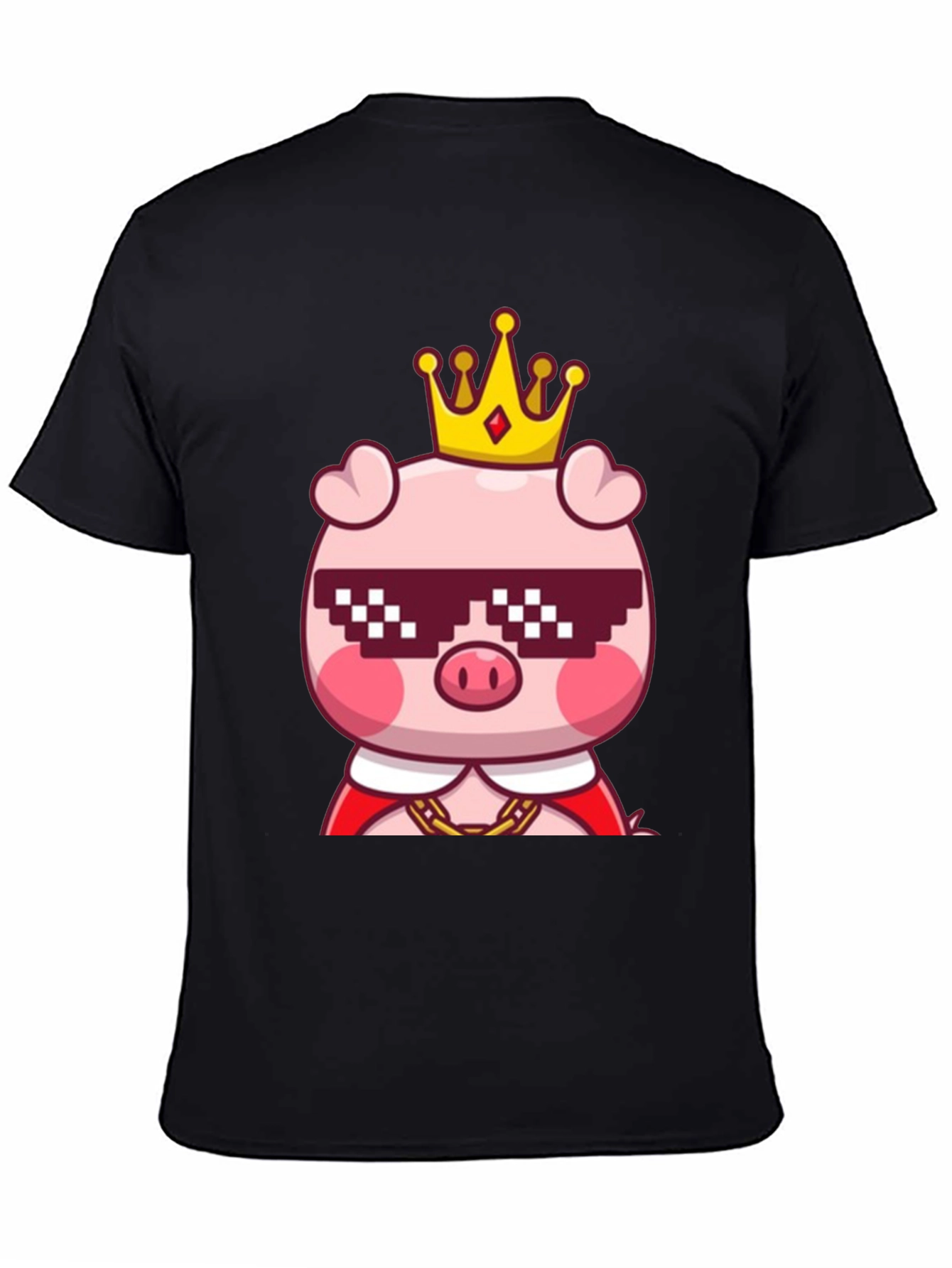 King Pig T-Shirt - Cool Cartoon Tee