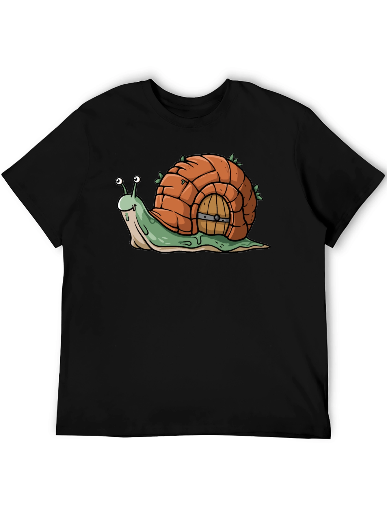 Snail House T-Shirt - Unique Cartoon Design