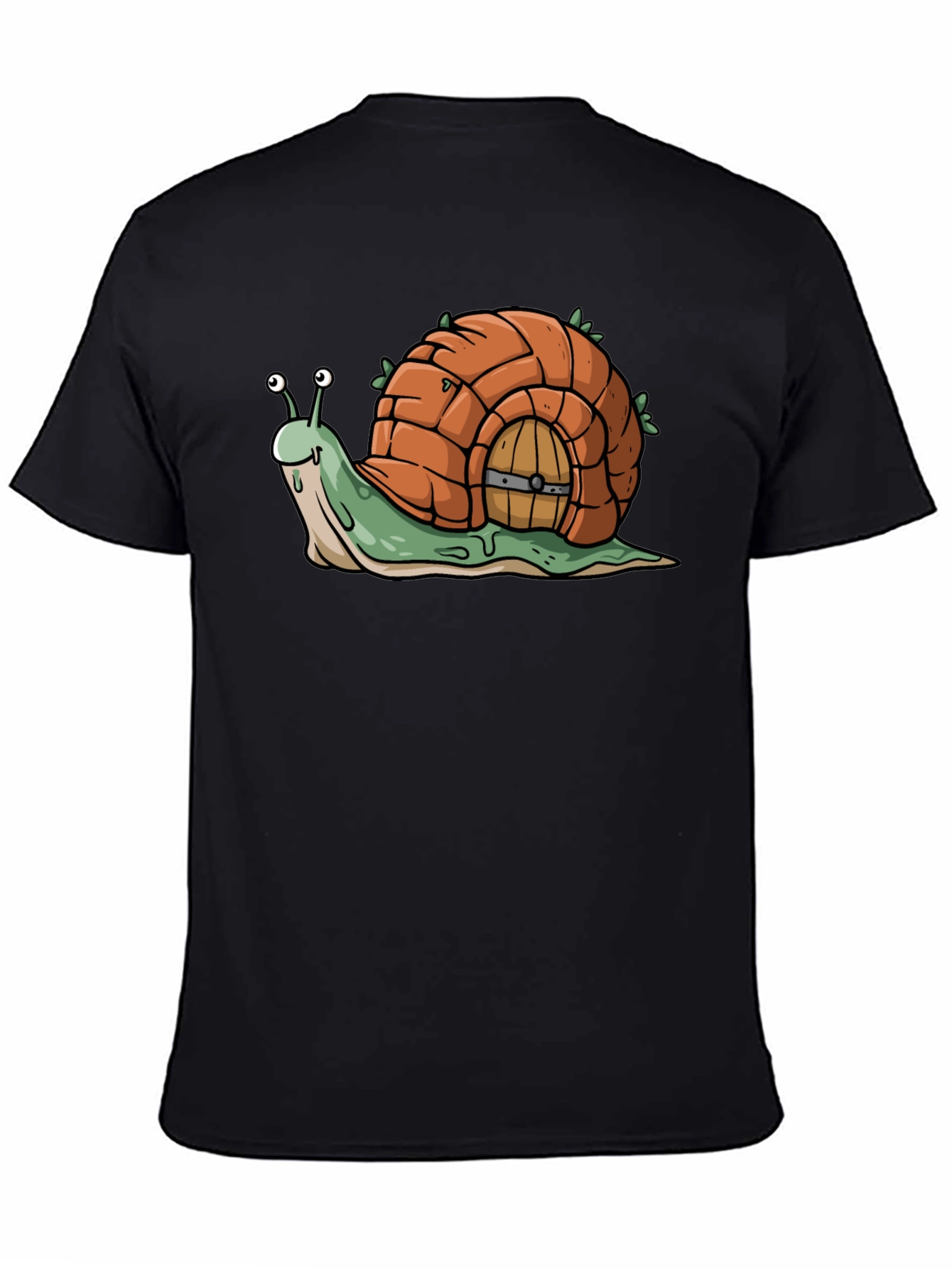 Snail House T-Shirt - Unique Cartoon Design