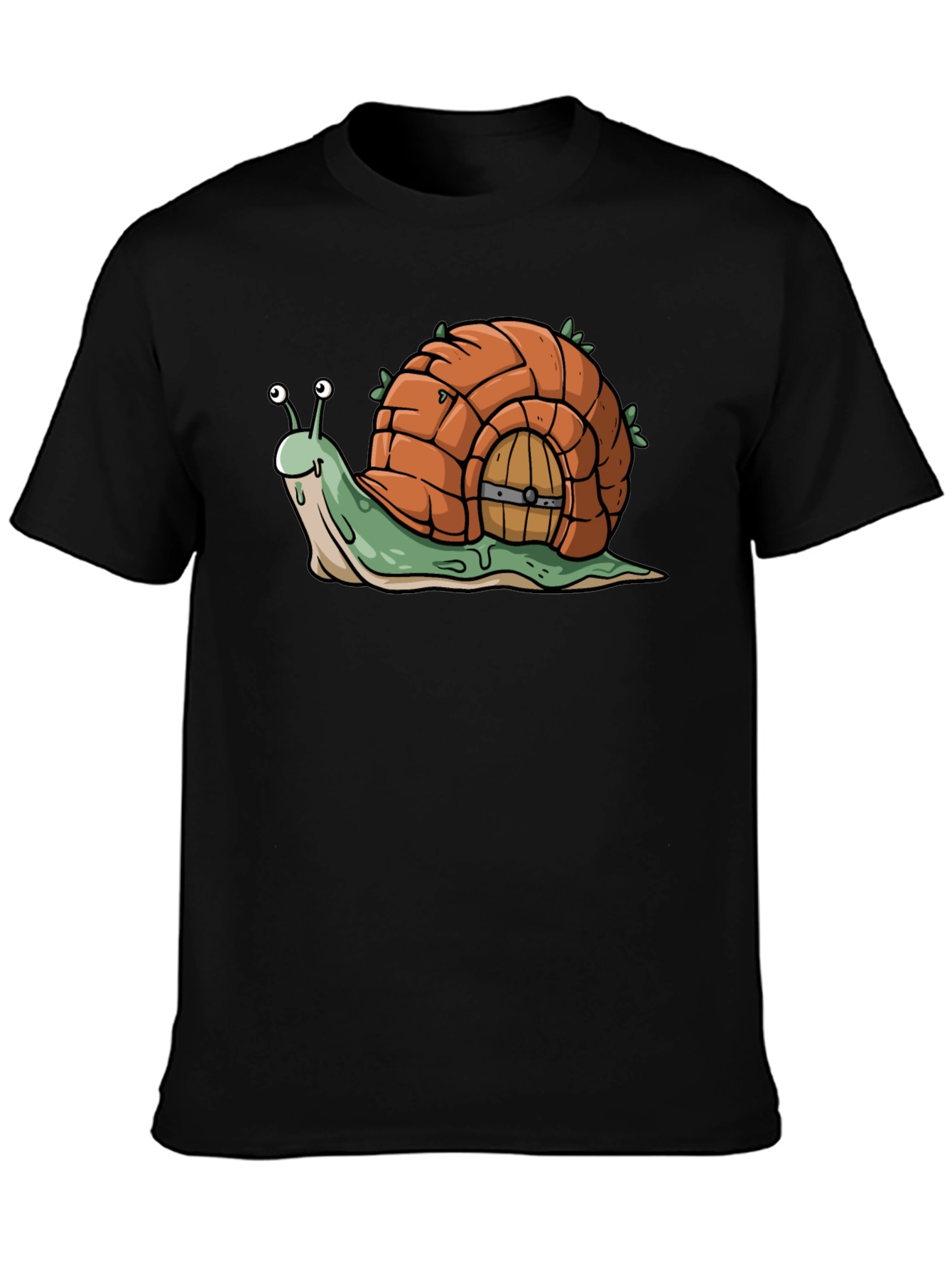 Snail House T-Shirt - Unique Cartoon Design