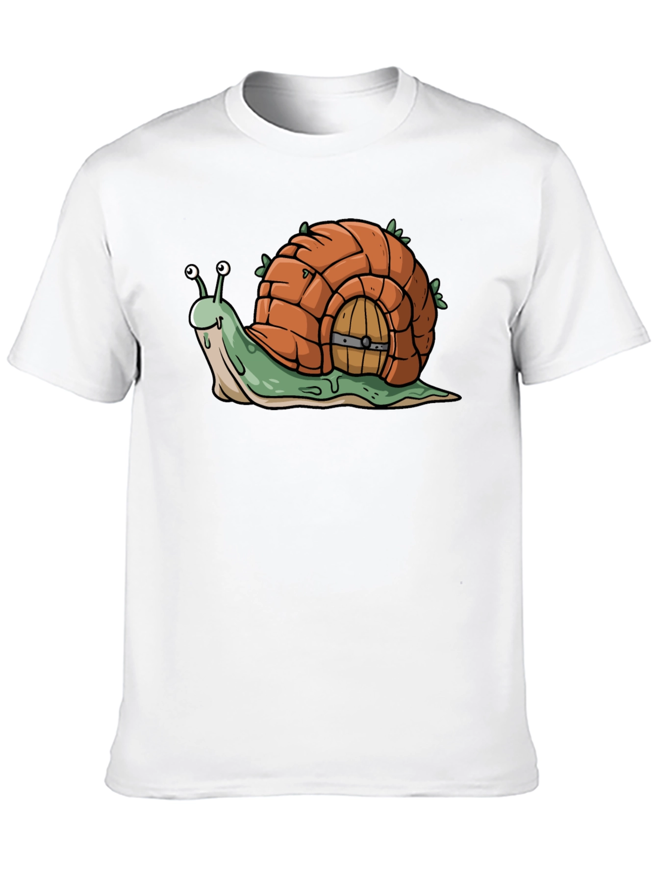 Snail House T-Shirt - Unique Cartoon Design
