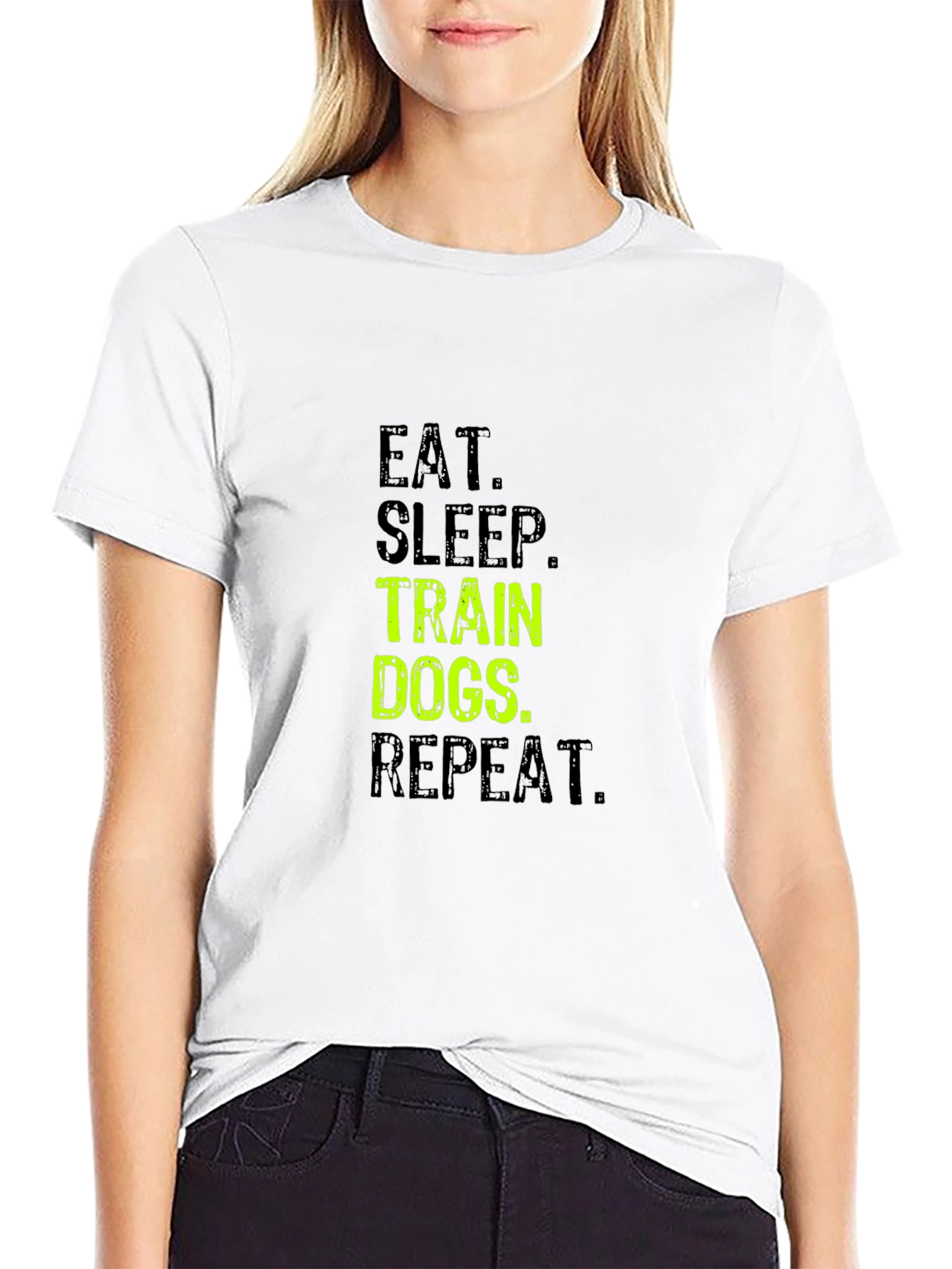 Eat Sleep Train Dogs Repeat T-Shirt