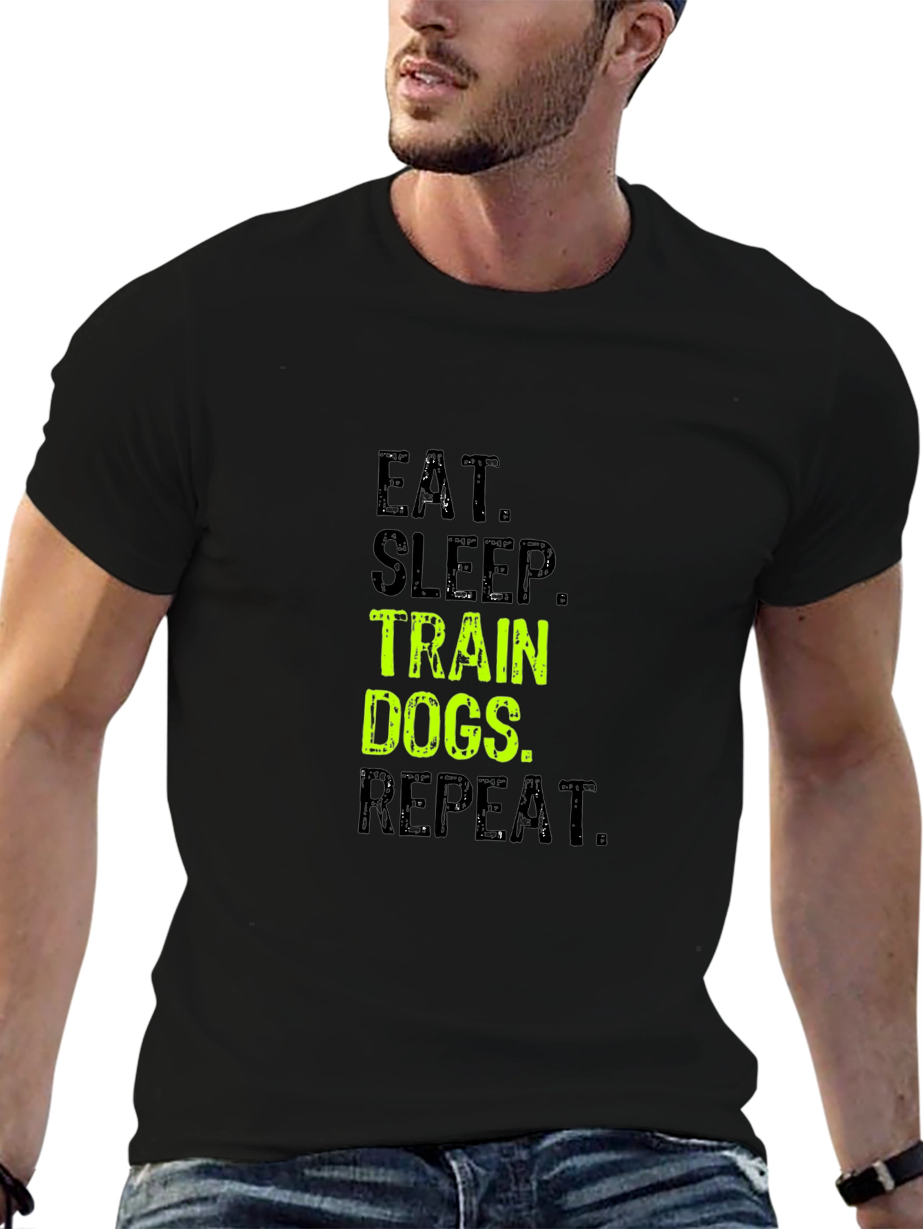 Eat Sleep Train Dogs Repeat T-Shirt