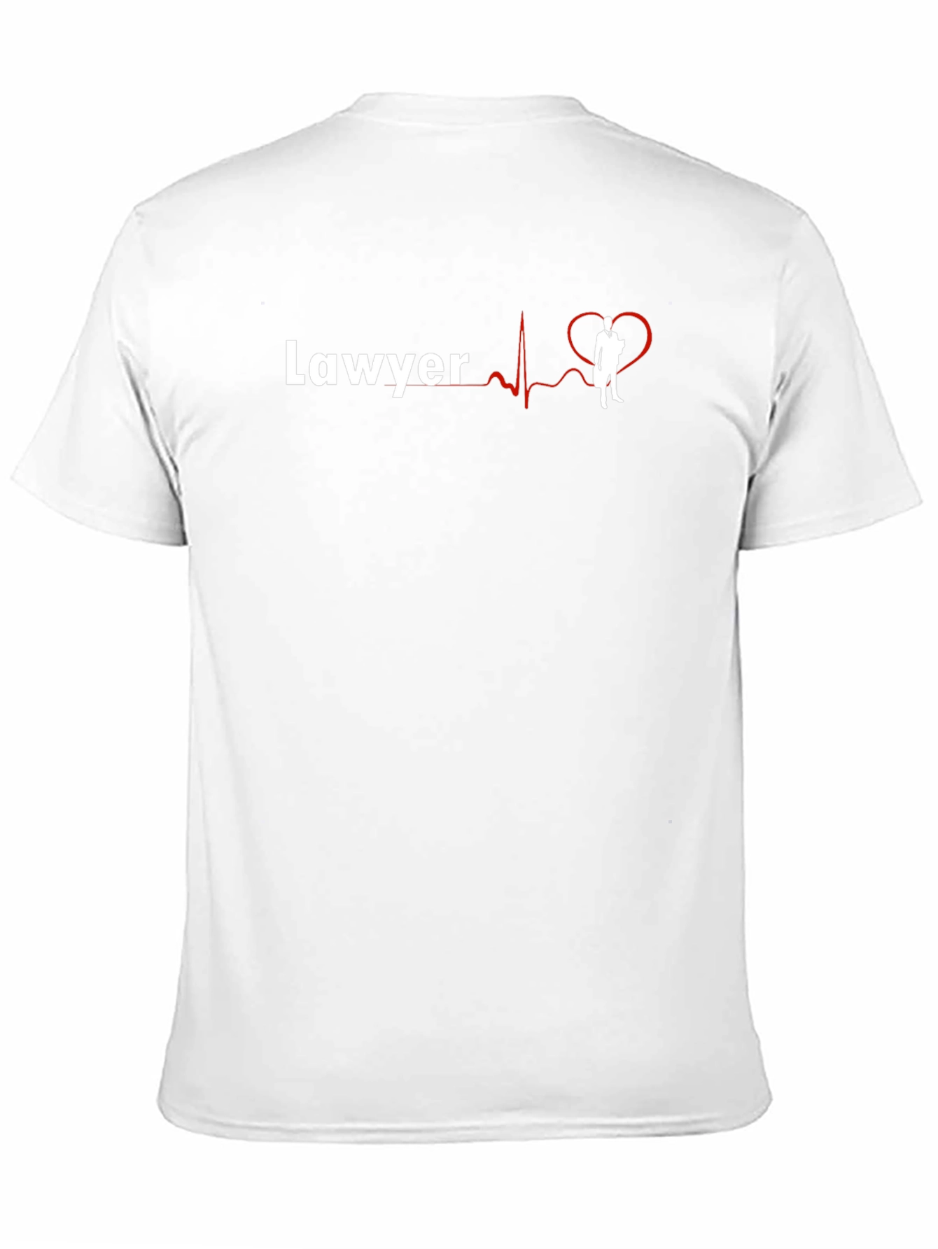 Lawyer Heartbeat Graphic Tee - Black