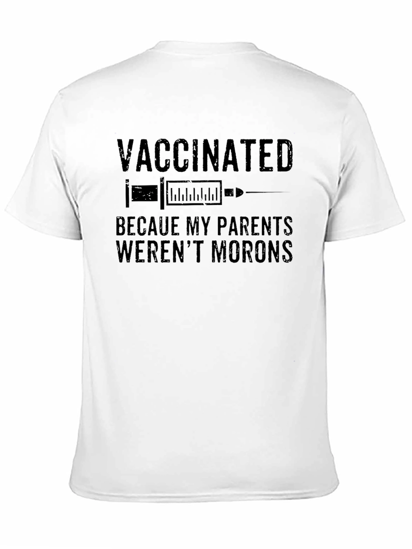 Vaccinated Adult T-Shirt: Smart Parents Design