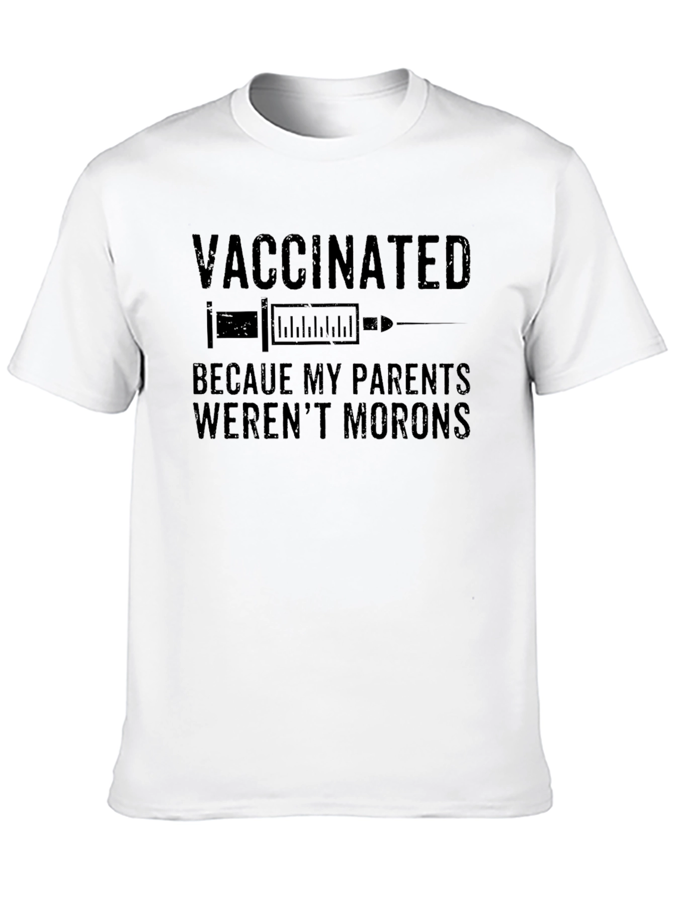 Vaccinated Adult T-Shirt: Smart Parents Design
